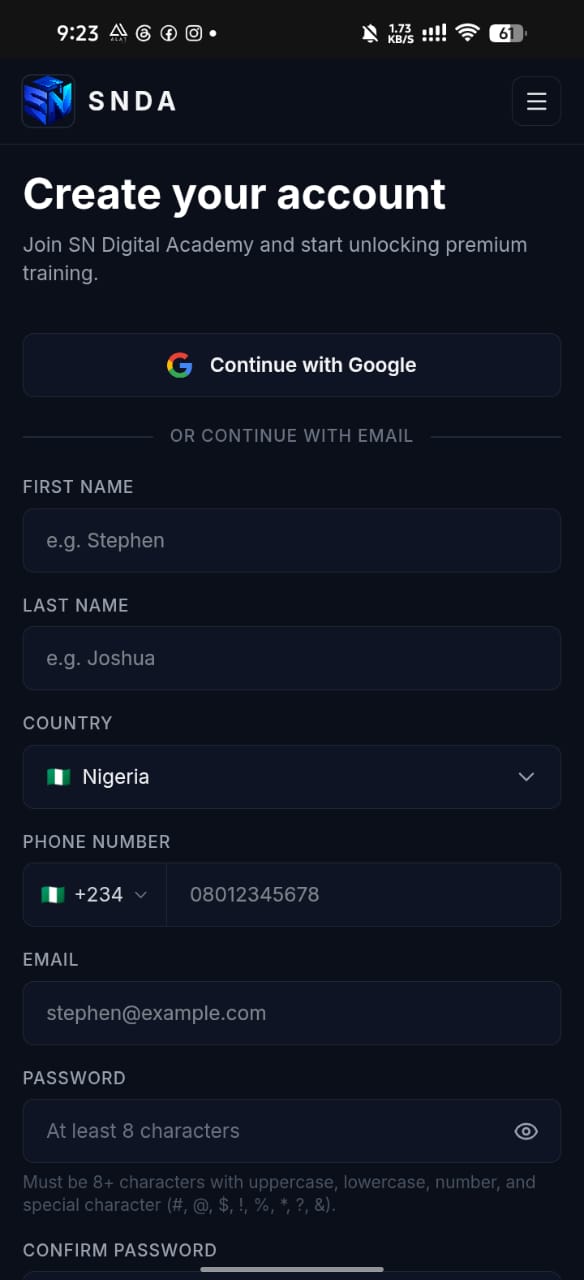 Website built during the AI Website Masterclass