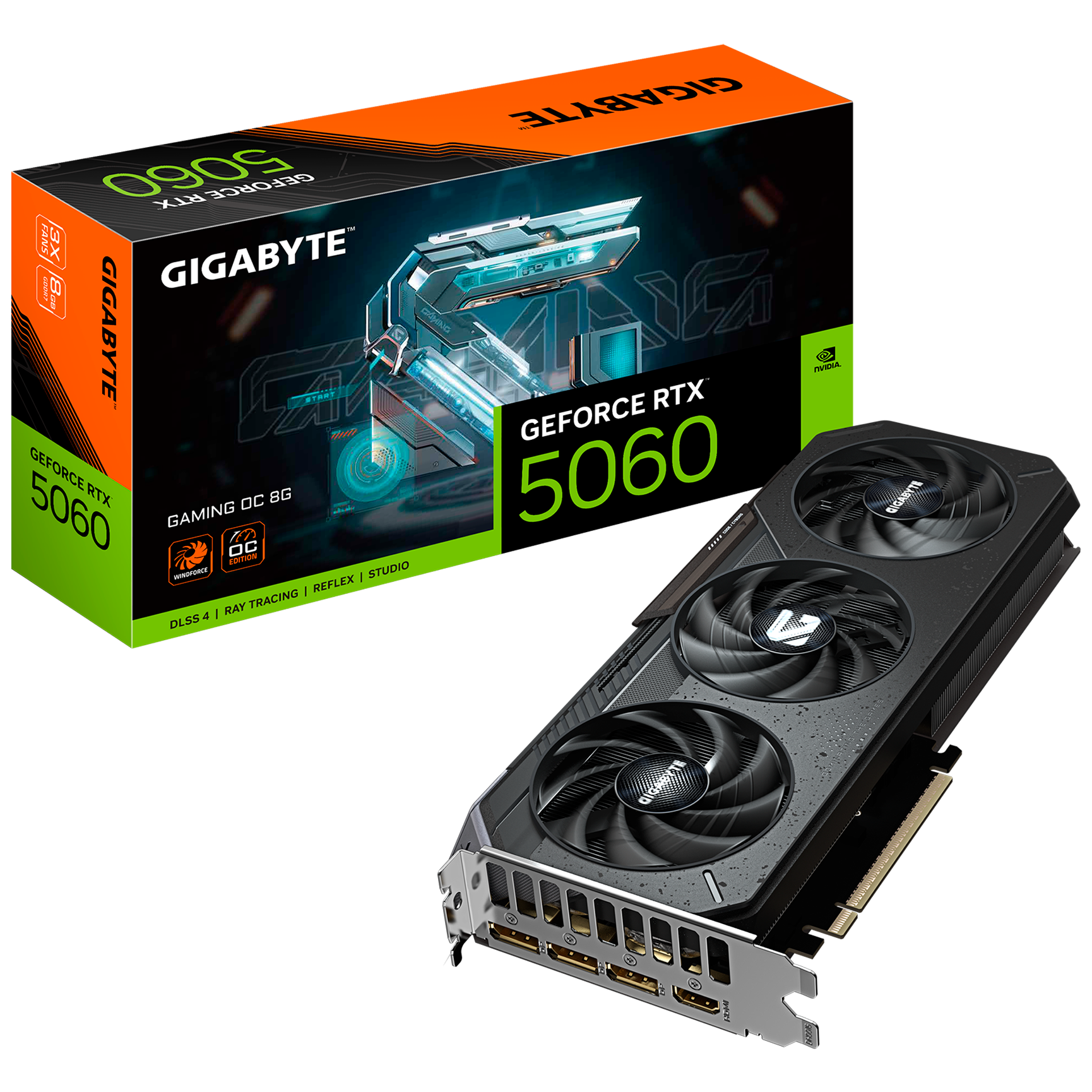 RTX 5060 GIGABYTE GAMING OC 8GB 128-bit GDDR7