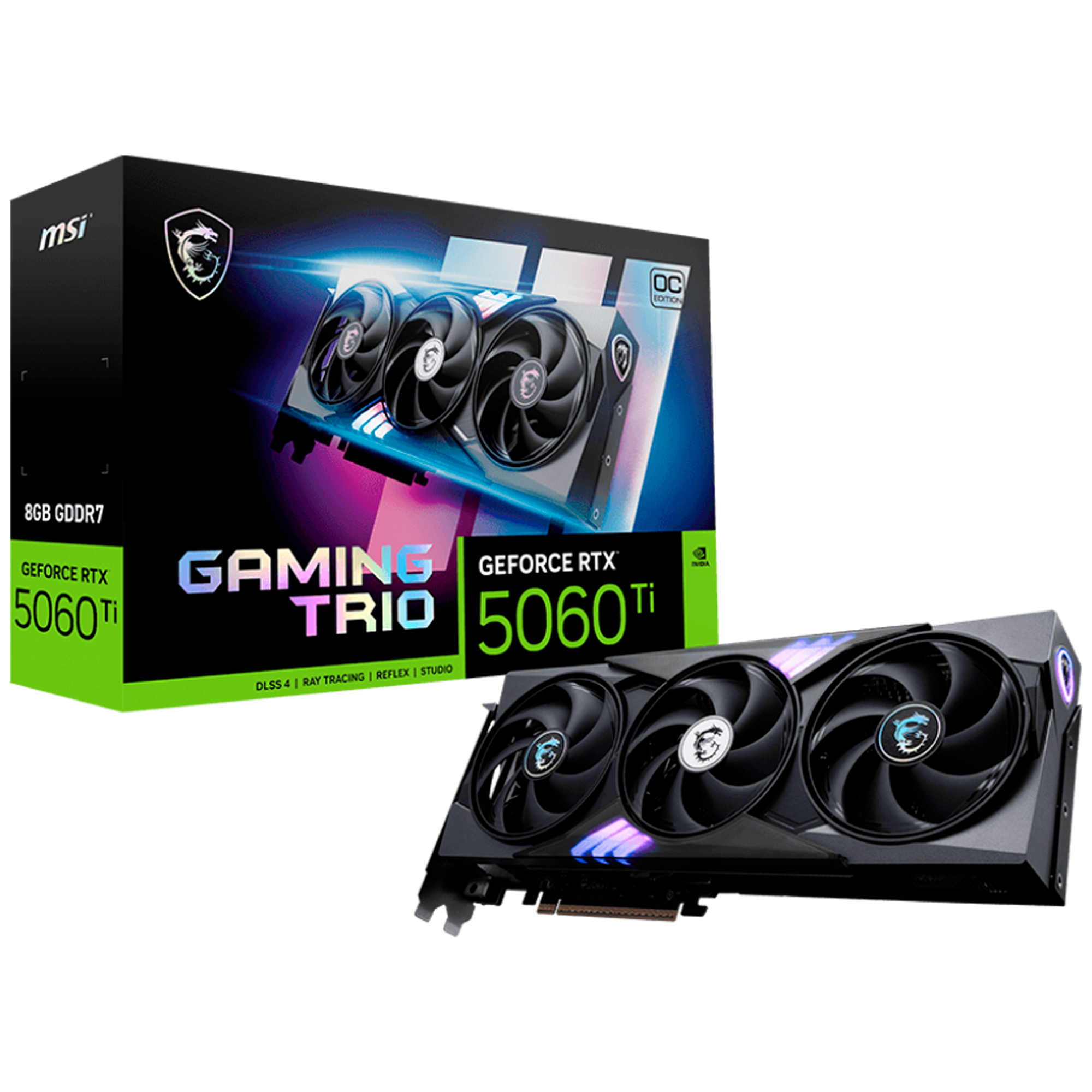 RTX 5060 Ti 8GB MSI GAMING TRIO OC GDDR7