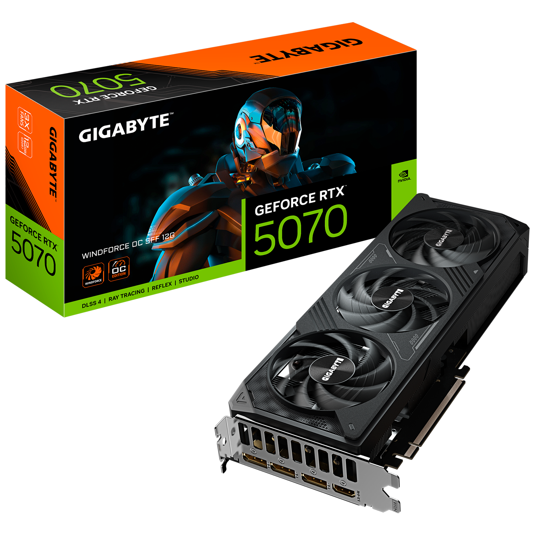 RTX 5070 GIGABYTE WINDFORCE OC SFF 12GB GDDR7