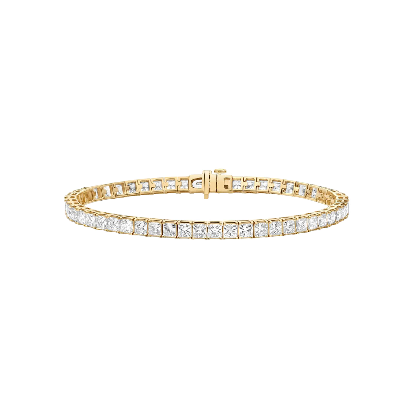 Jude Princess Cut Diamond Tennis Bracelet