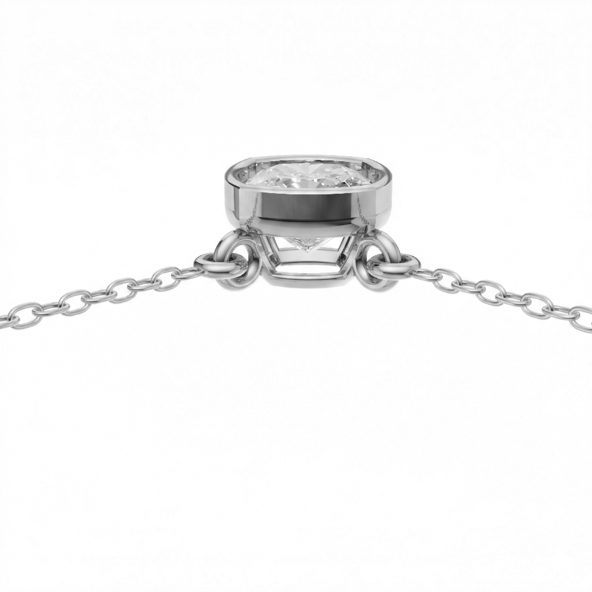 Valencia Square Cushion Pendant – view 2