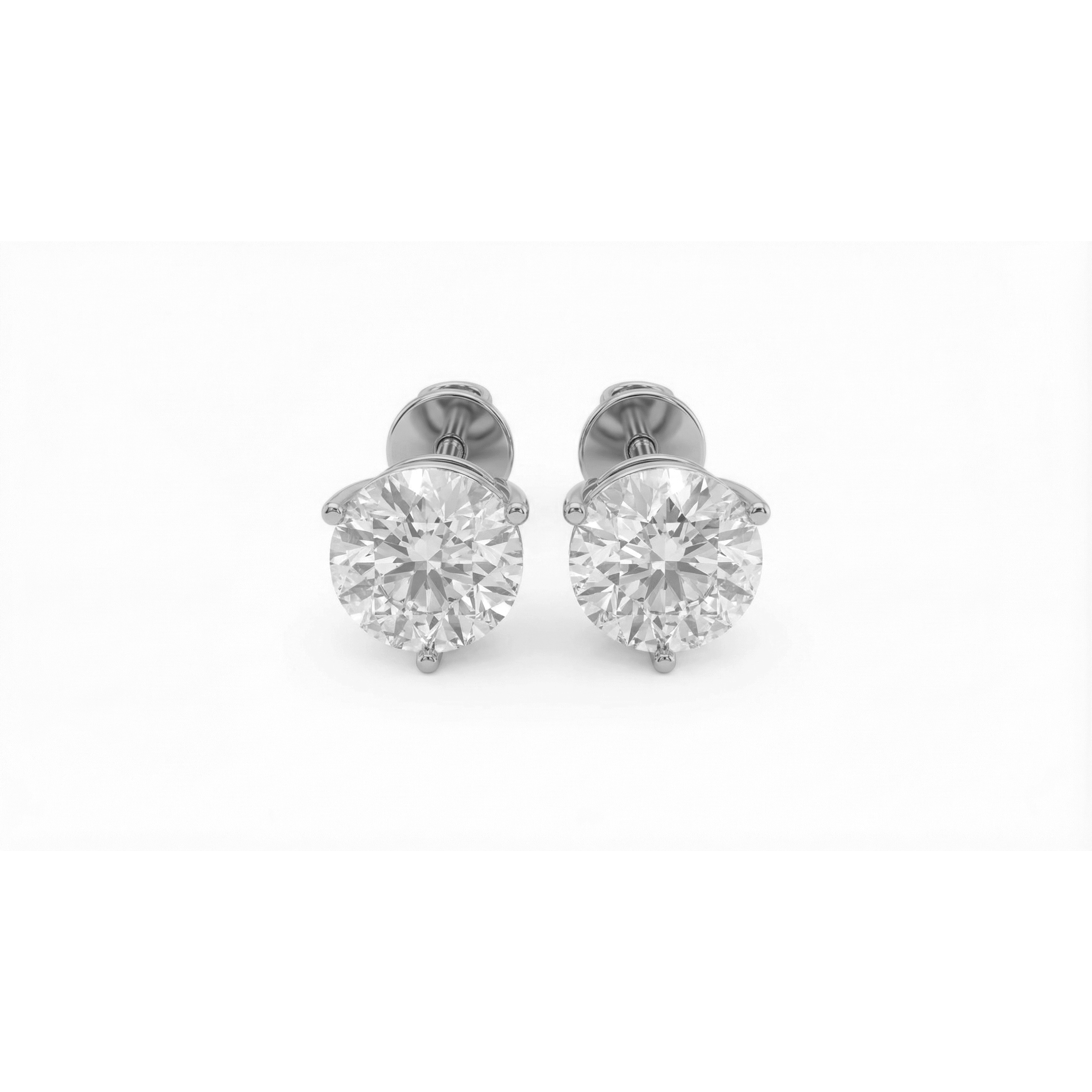 Stella Round Stud Earrings