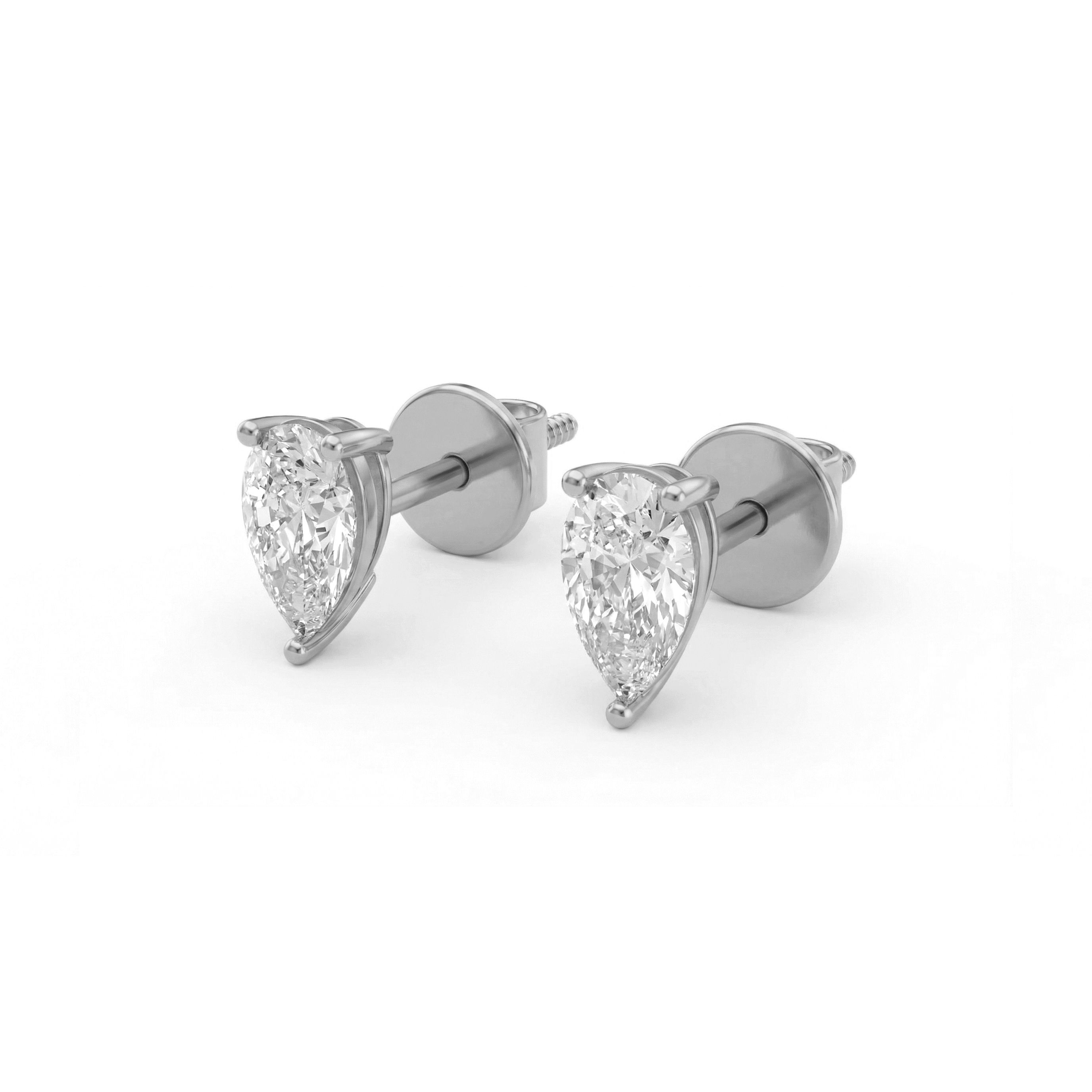 Stella Pear Stud Earrings – view 2