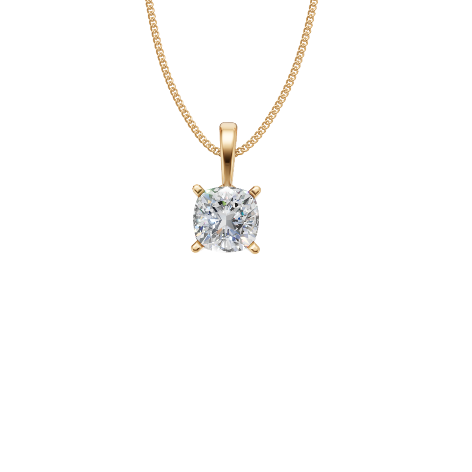 Nova Square Cushion Pendant