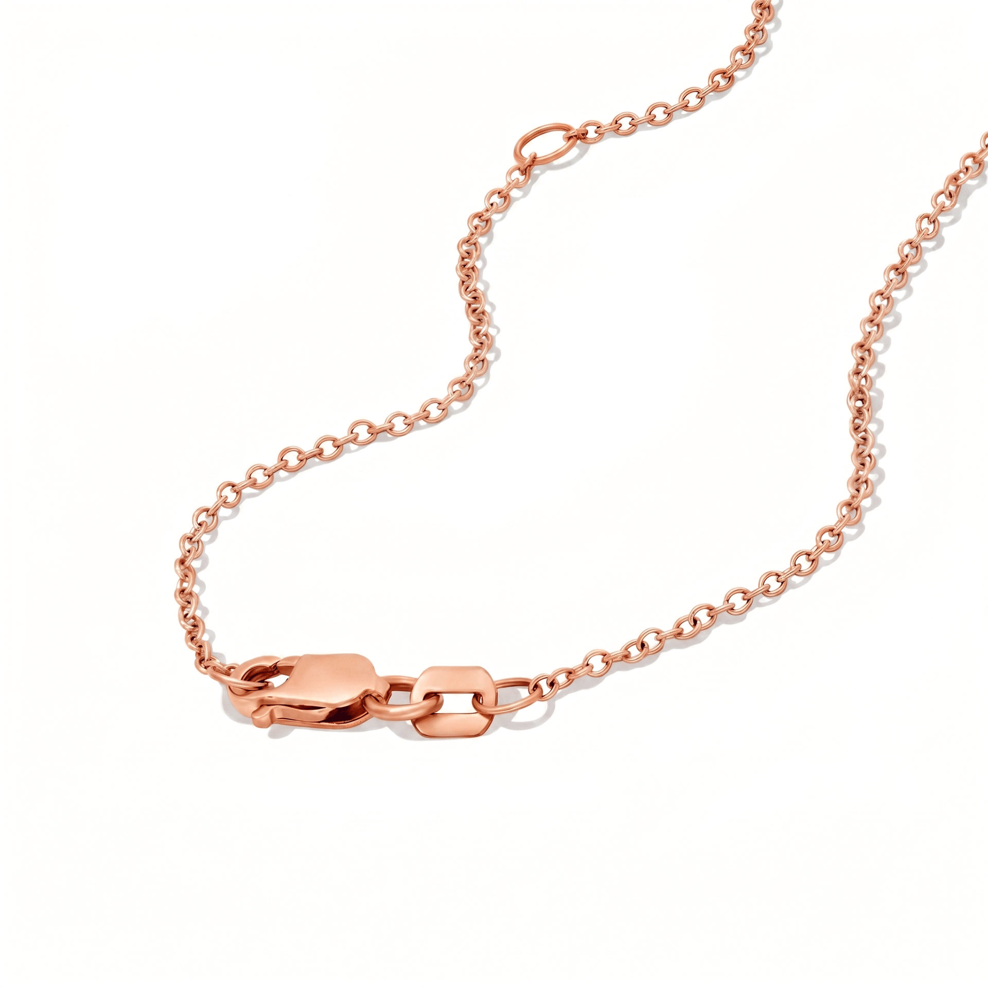 Margot round and emerald toi et moi diamond pendant in white gold — earth and grown diamonds by Amber Arc – view 3