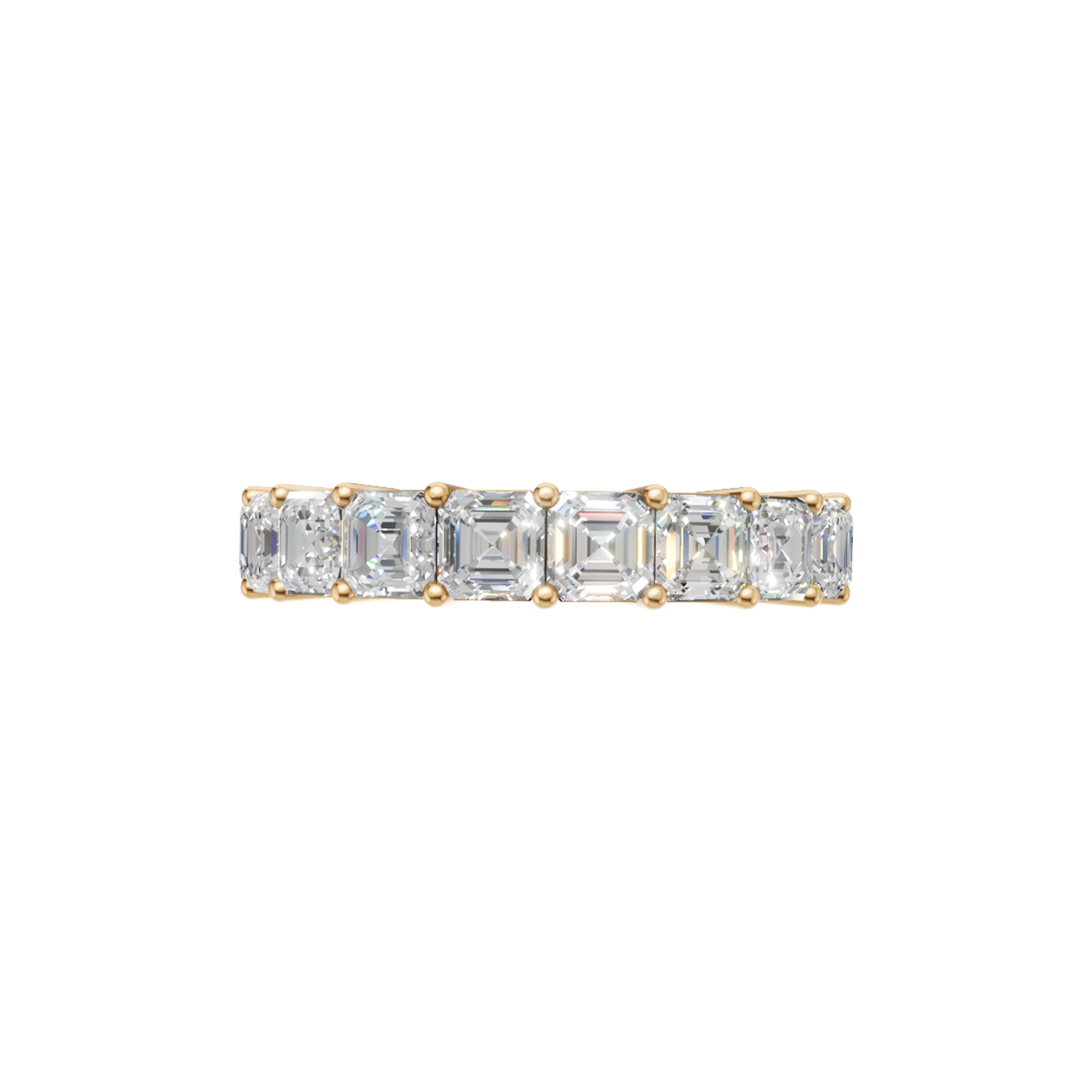 Jude Asscher Three-Quarter Eternity Ring