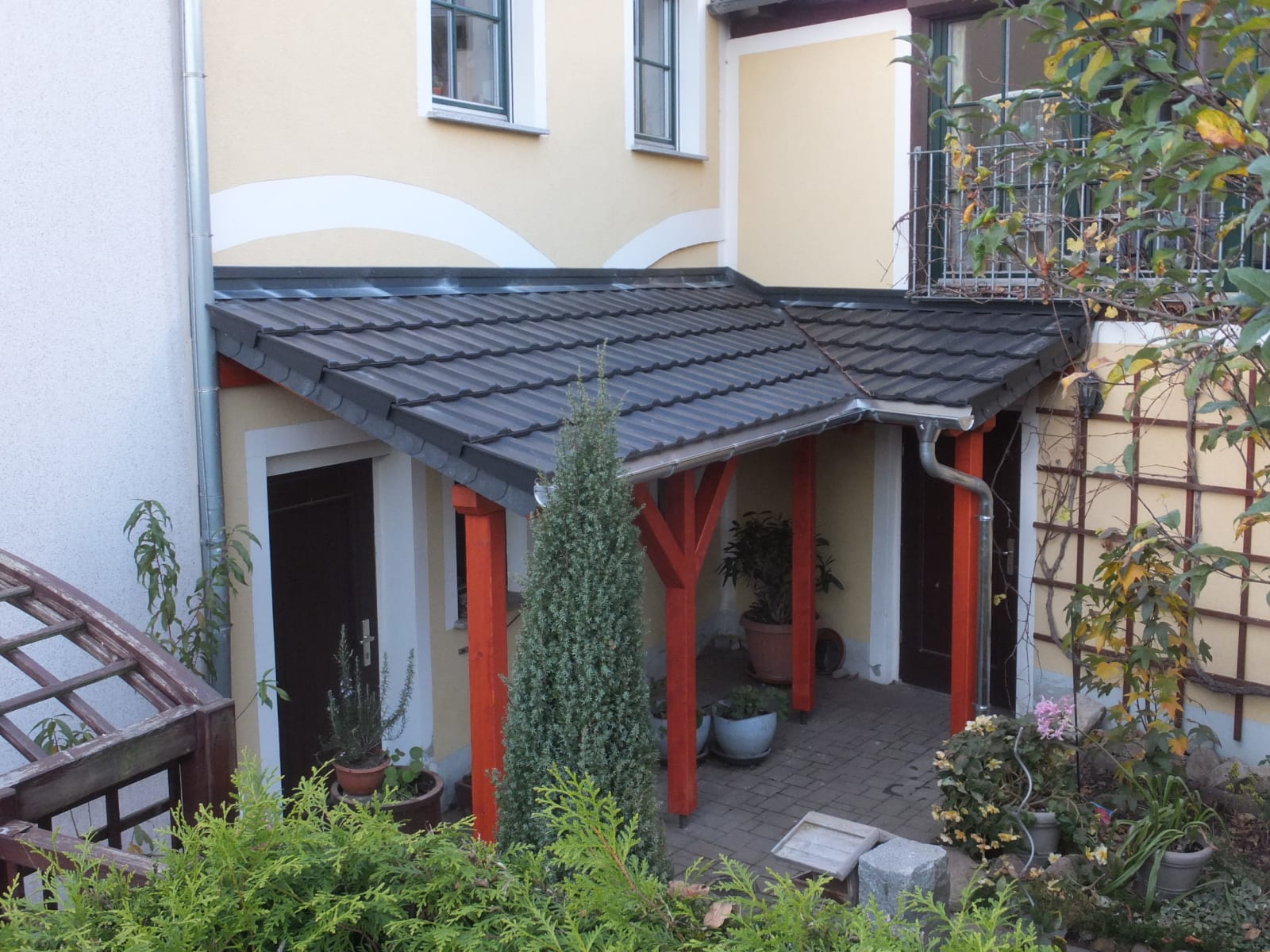Carport fertig
