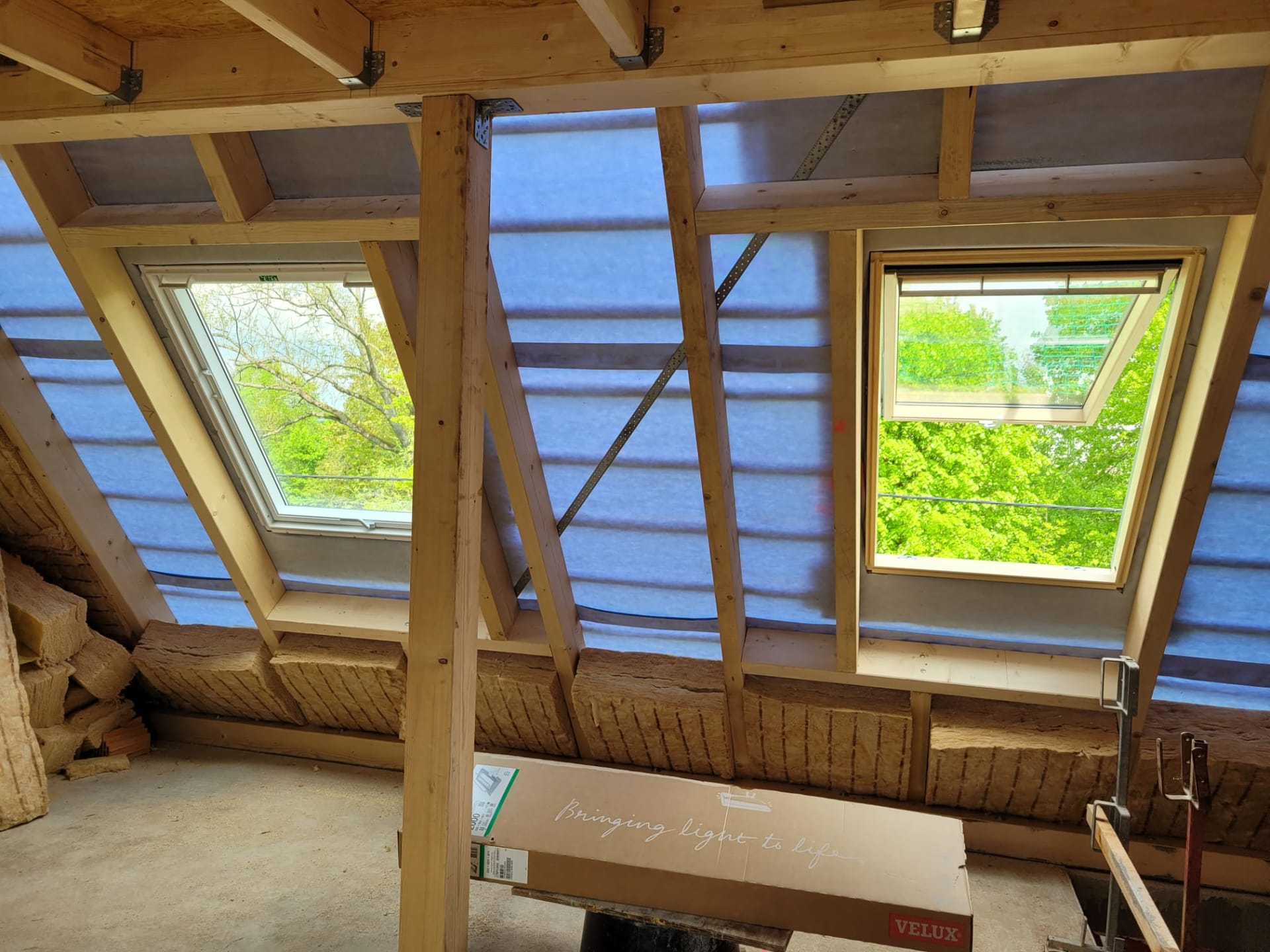 Dachfenster in Sachsen