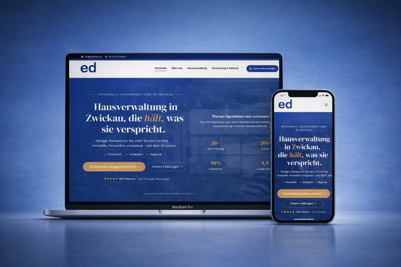 Webdesign ed Verwaltungsgesellschaft