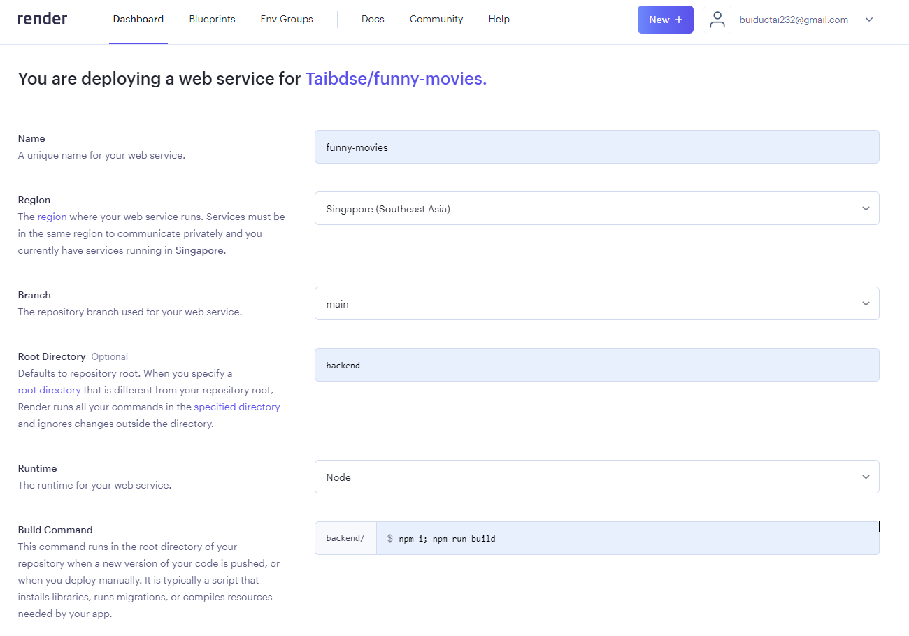 This is a sample image. render.com deployment