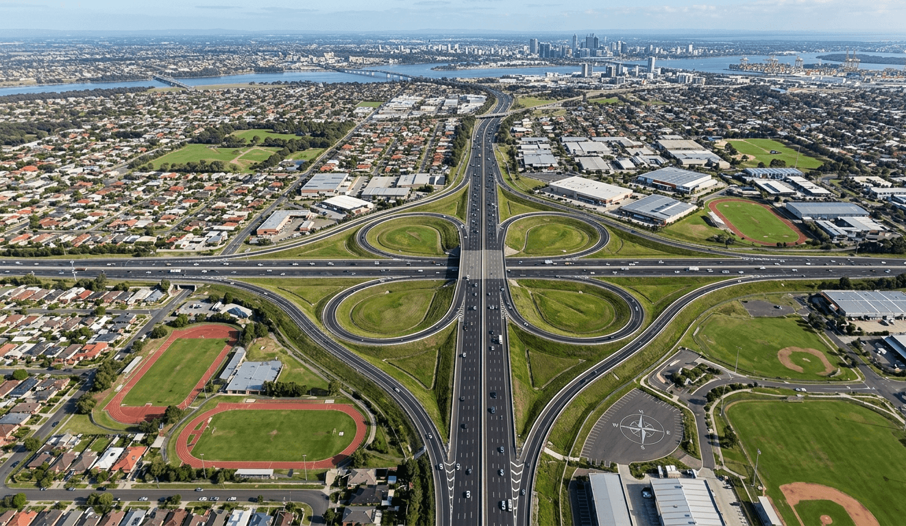 Diseño geométrico de carreteras convencionales y estructuras de conectividad en un intercambiador vial