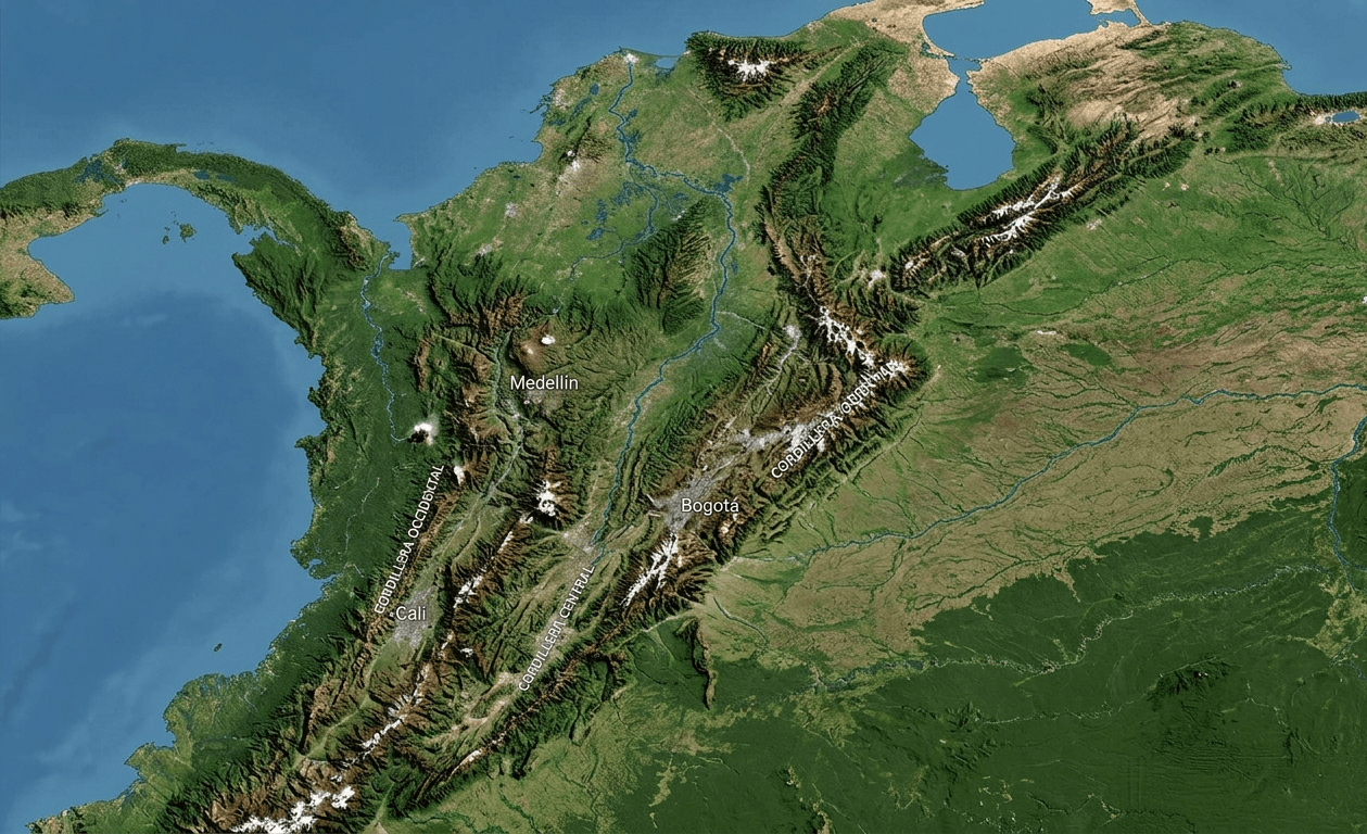 Infraestructura de viaductos y conectividad multinivel para superar la topografía andina