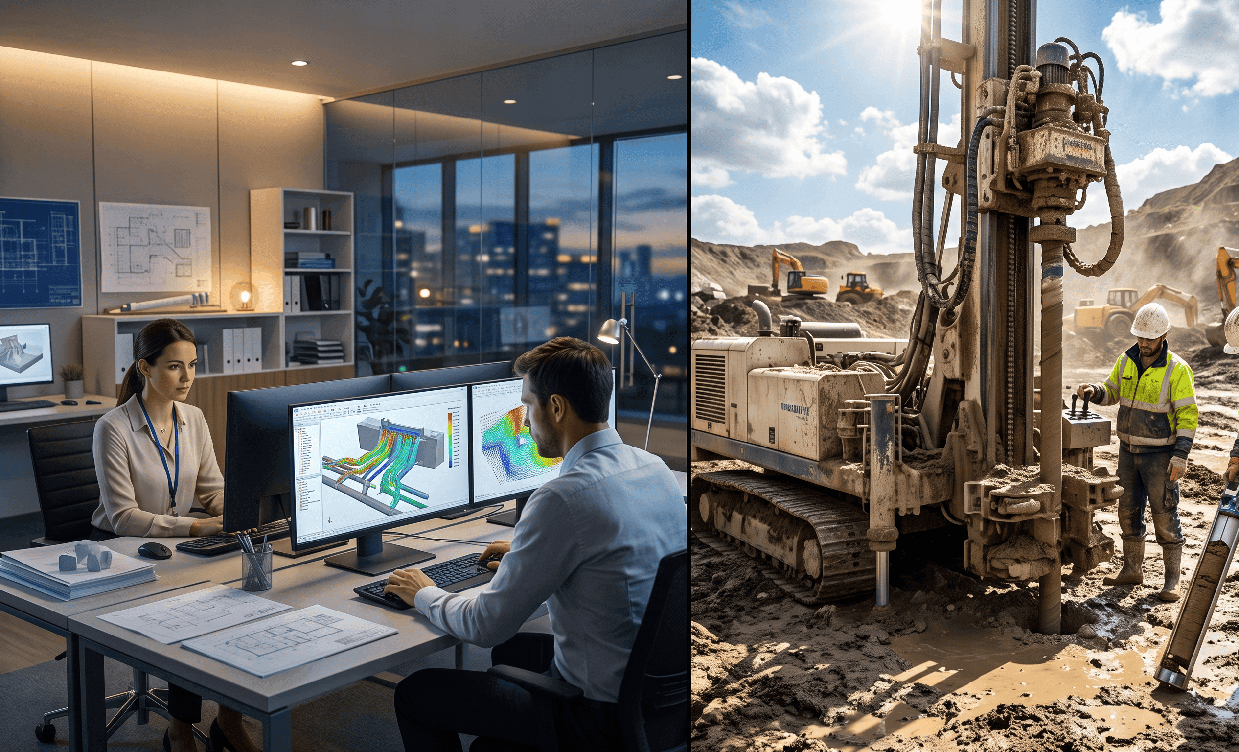 Trabajo de campo vs trabajo de oficina