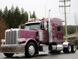 2019 PETERBILT, 389 TANDEM SLEEPER SEMI  - Image #2