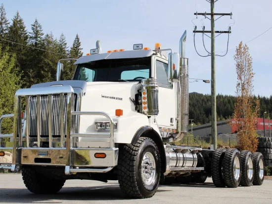 2019 WESTERN STAR, 4900 DAY CAB TRI DRIVE DD16 600HP 18 SPD DOUBLE FRAME FULL LOCKERS - Image #1