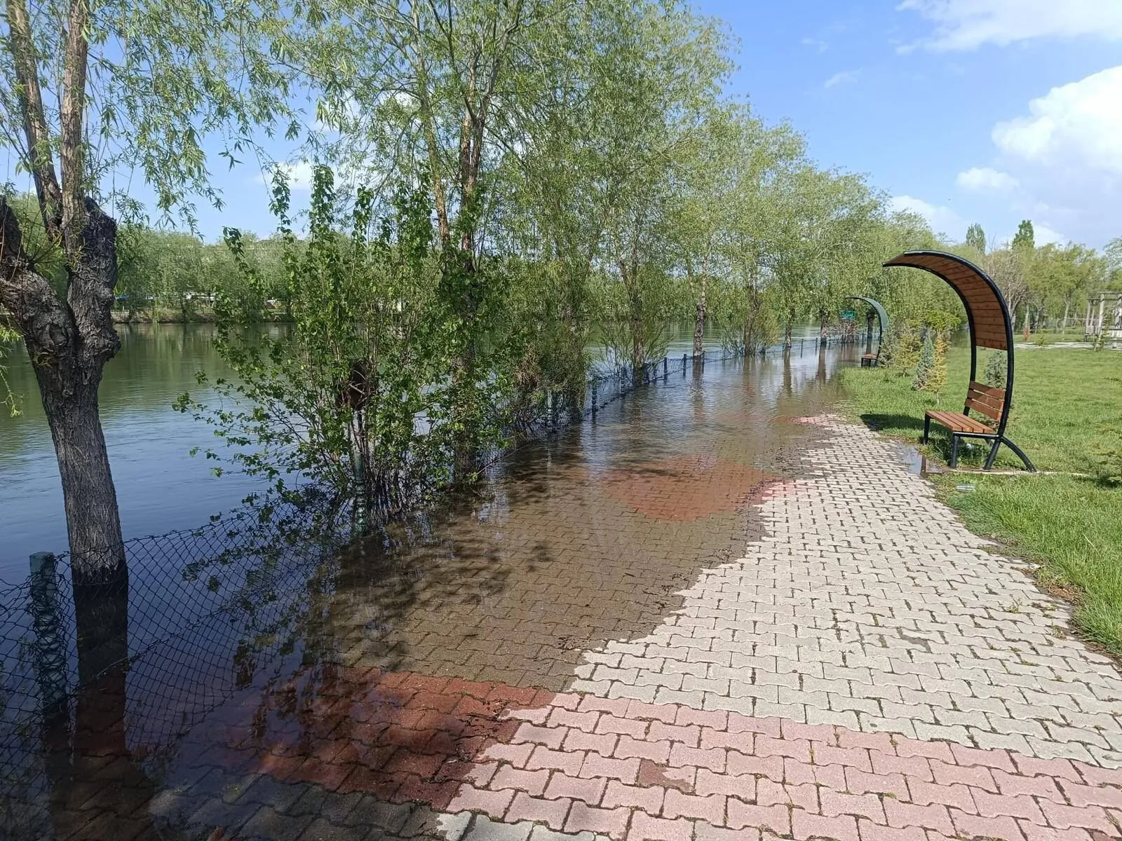 High Water Levels Around Kızılırmak River