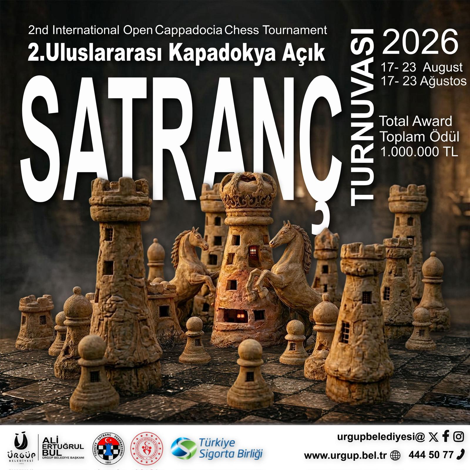 Cappadocia International Open Chess Tournament event poster