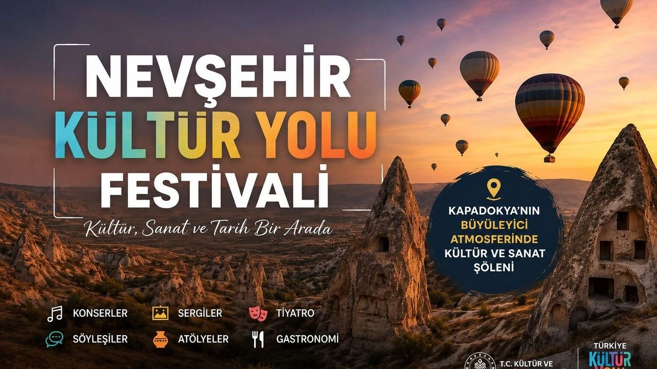 Cultural performances and festival activities during the Nevşehir Culture Route Festival.