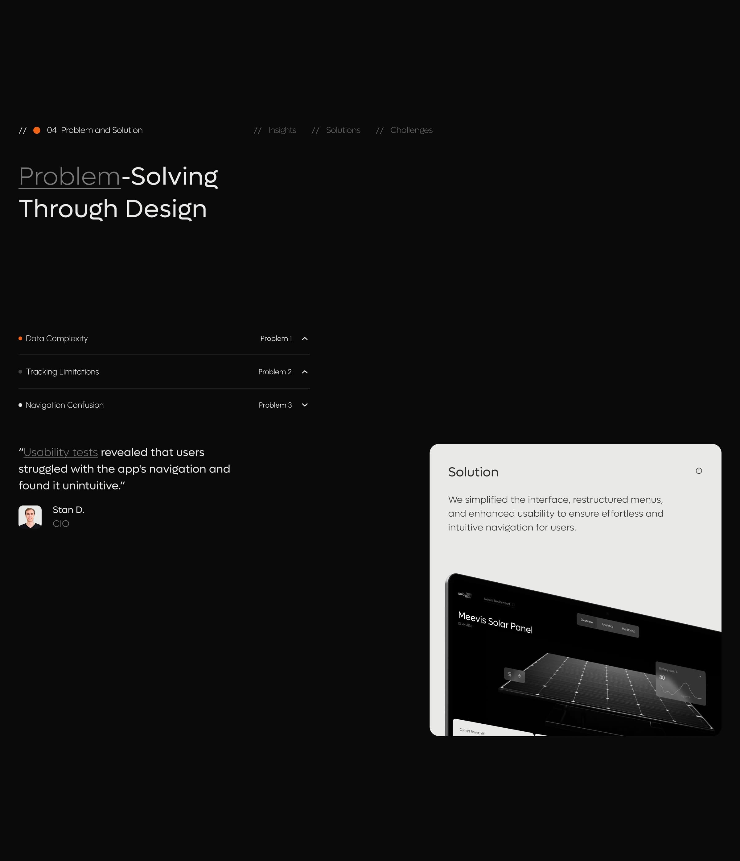 Mobile-friendly design preview of the solar app Mobile-friendly design preview of the solar app