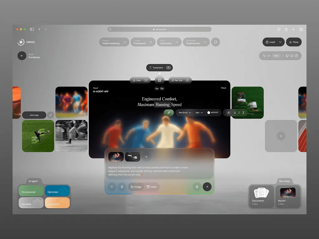 Orriso Dashboard – AI Workspace SaaS