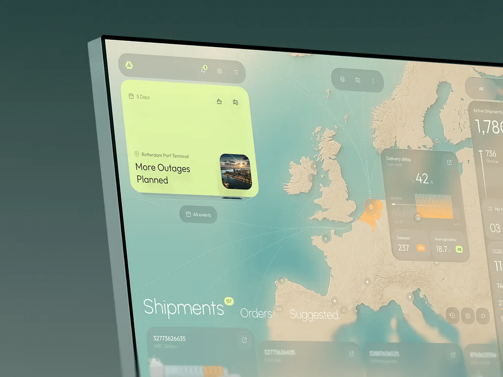 ShipLens TMS – Truck Management Dashboard