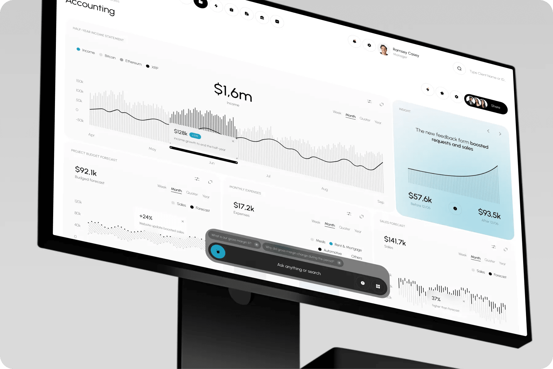 MobileCoin Cryptocurrency Web UI UX Design