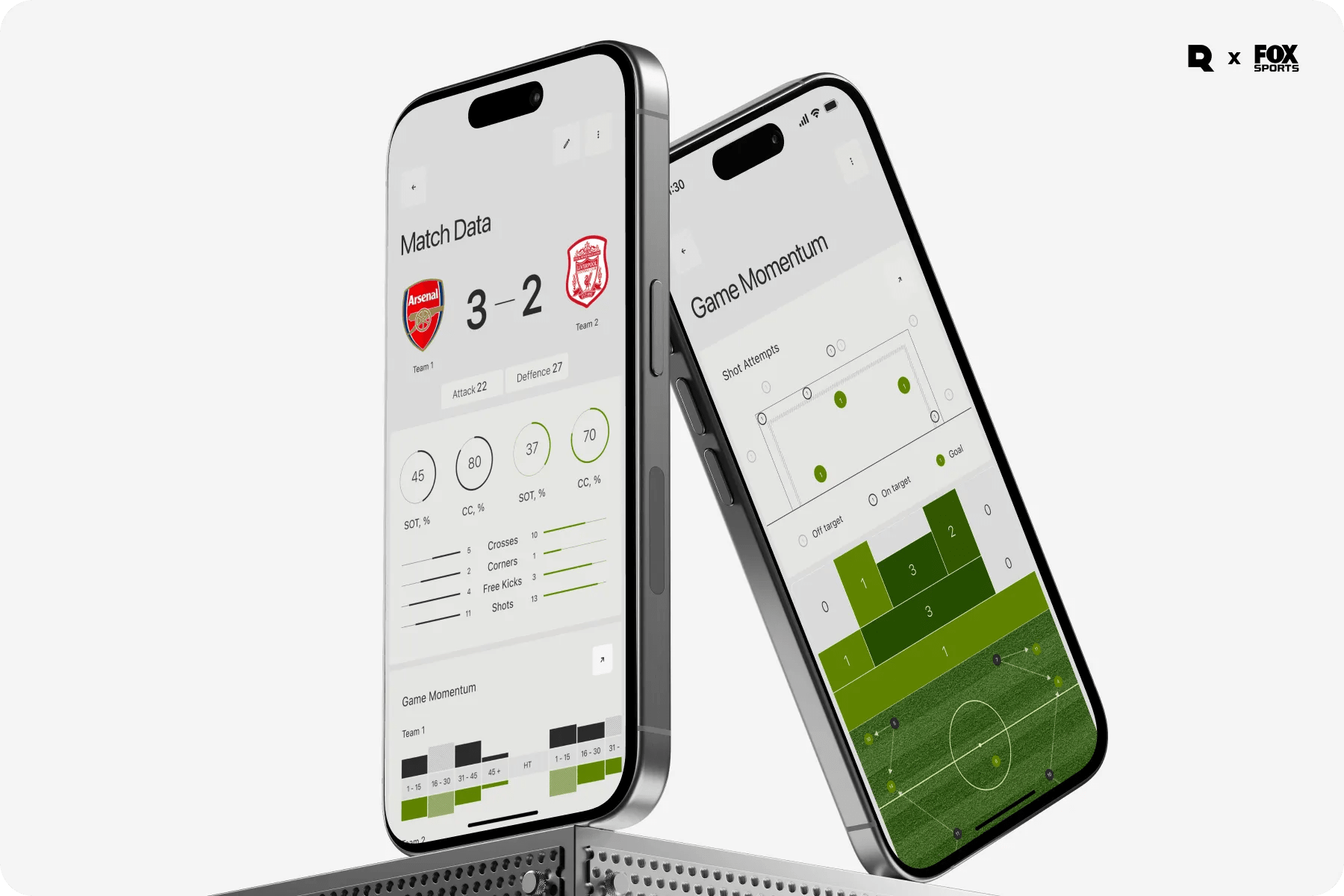 Enhancing Sports Interface: FOX Sports UI by Rondesignlab
