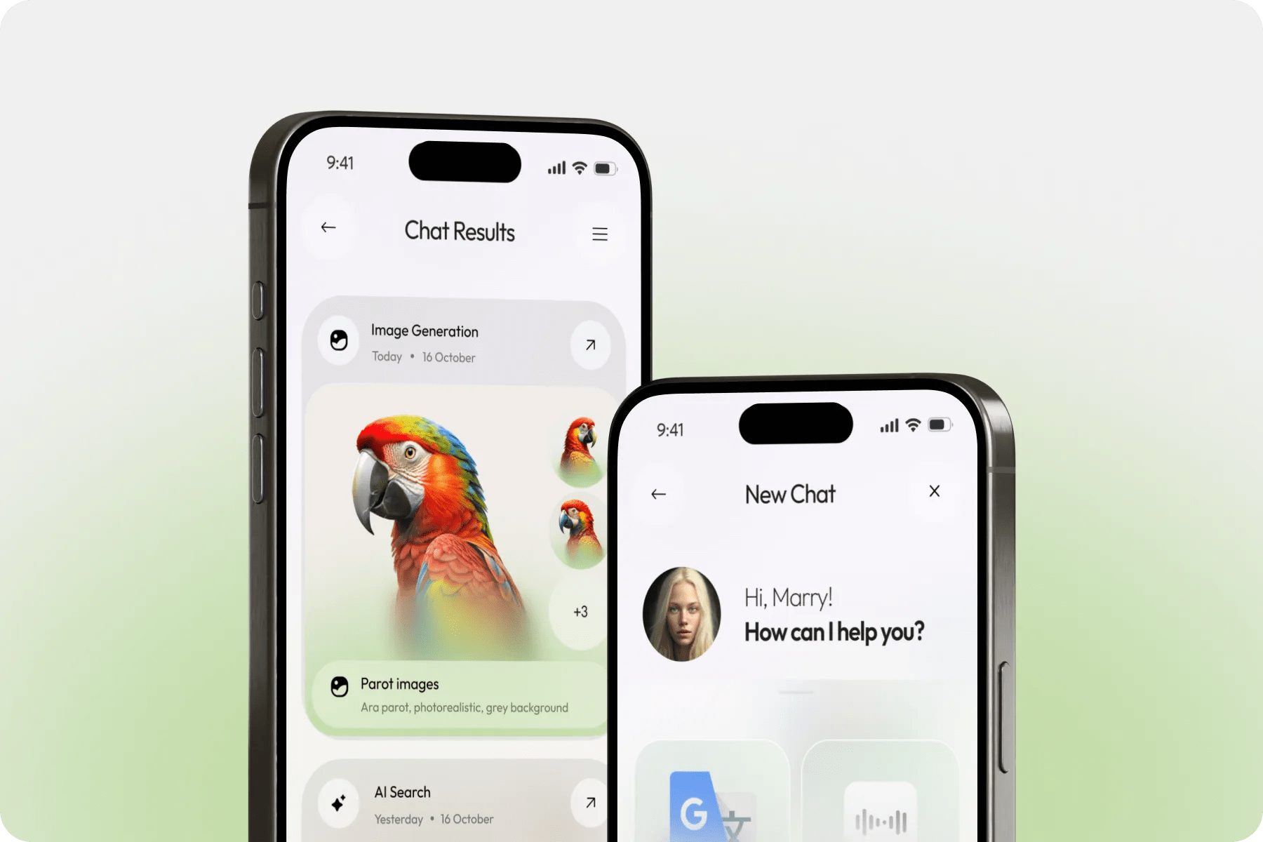 Generative AI Content Interface
