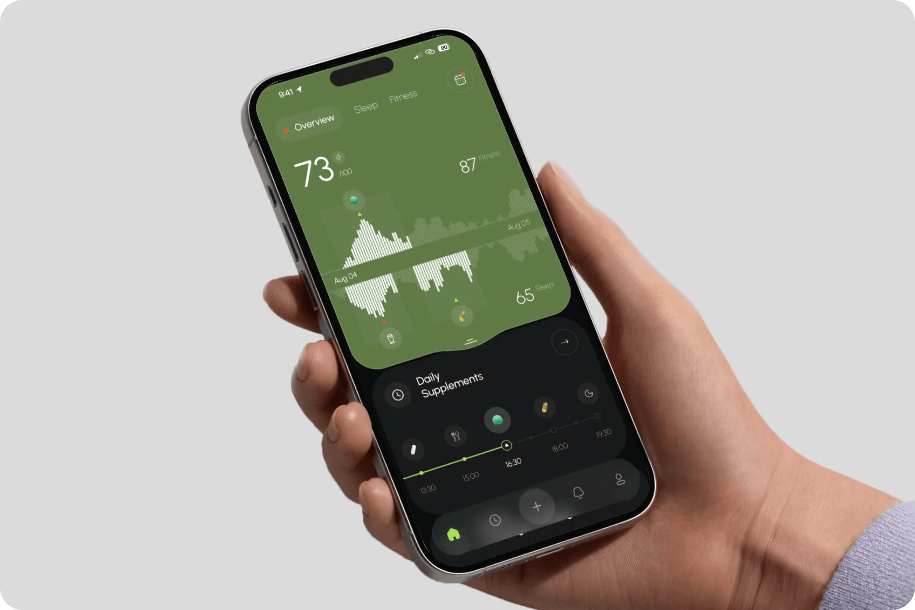 Adaptive Dietary Supplement Management UI
