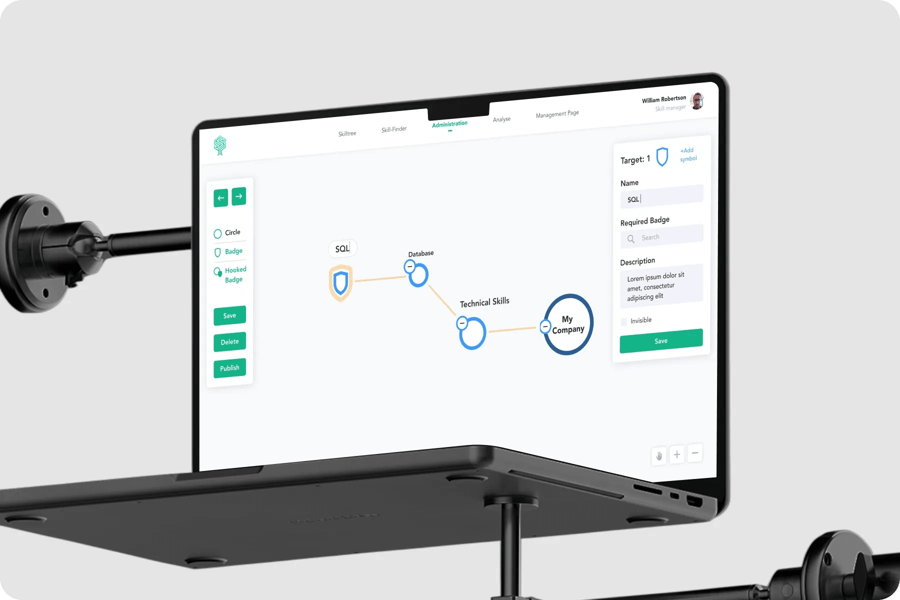 Cycling Route Dashboard Design