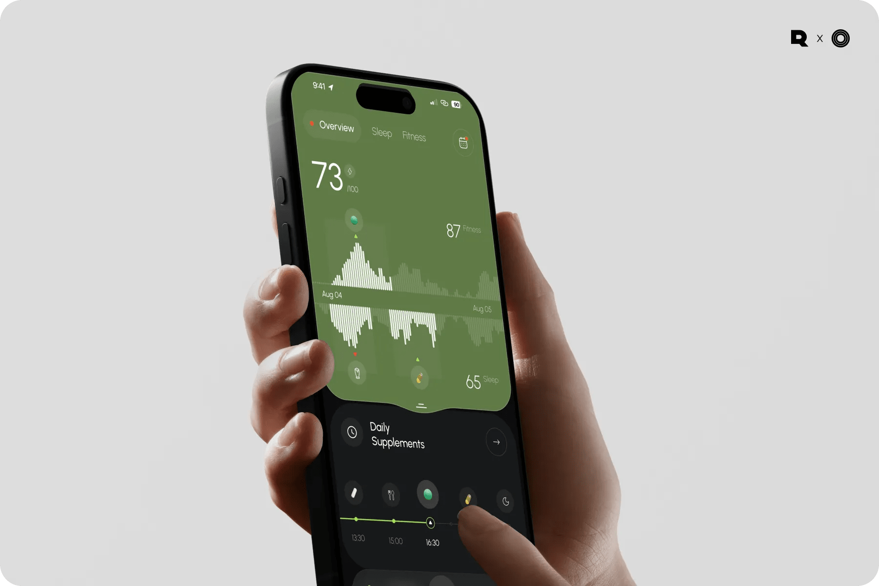 Nutricode wellness mobile app overview — core UX refined through a comprehensive ux audit by RonDesignLab