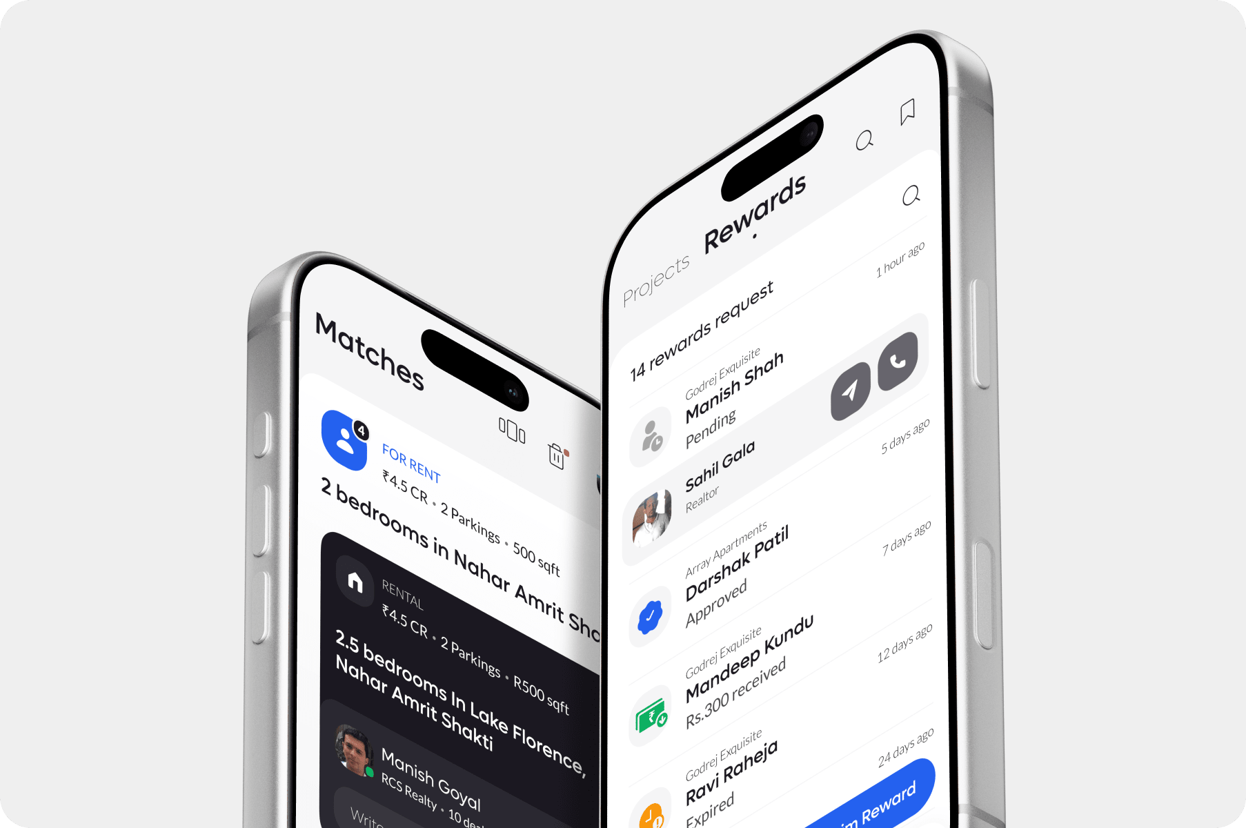 Broker Network listing browsing and matchmaking UI — clarity and variety refined through a thorough ux audit