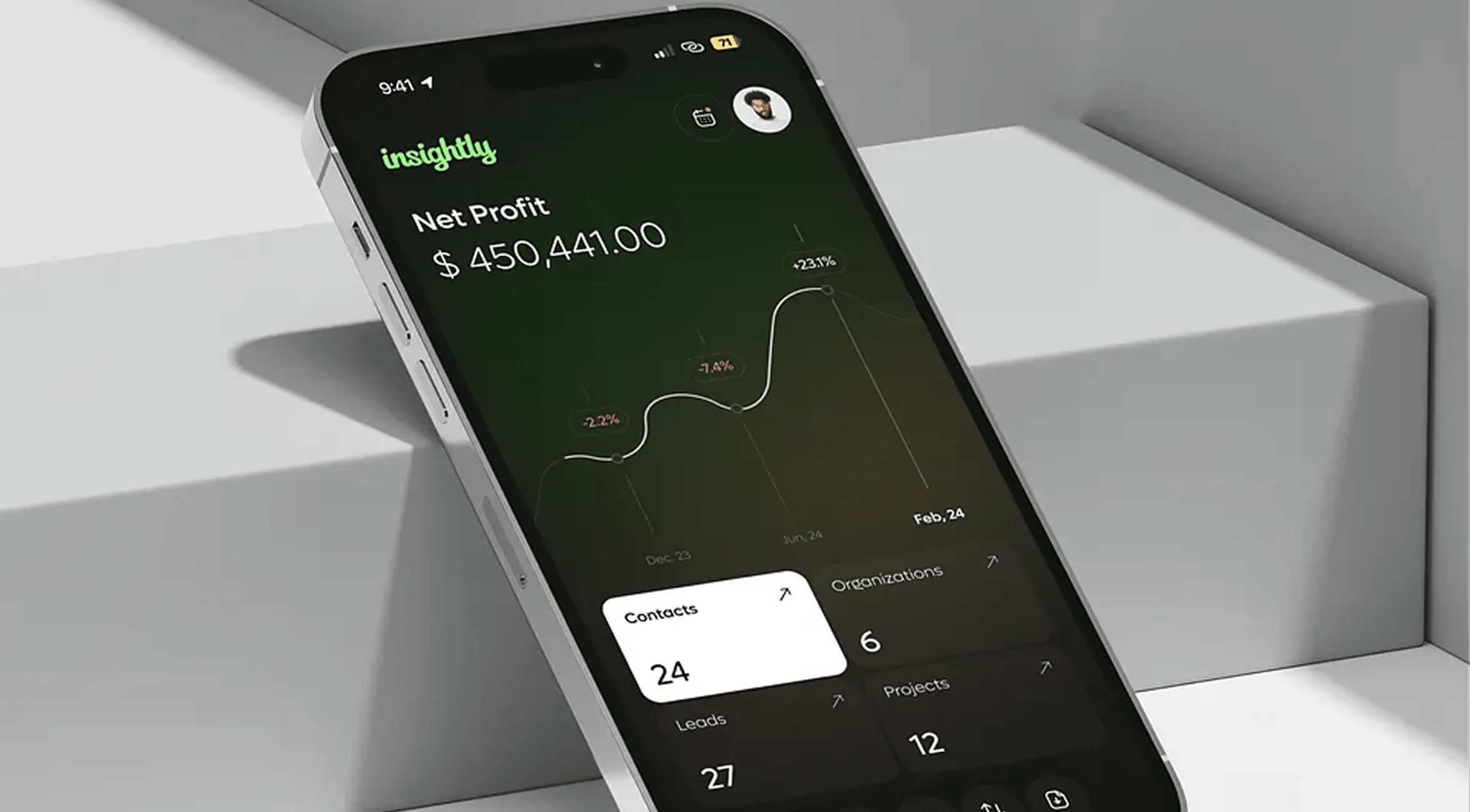 Insightly CRM - Contact Information SaaS