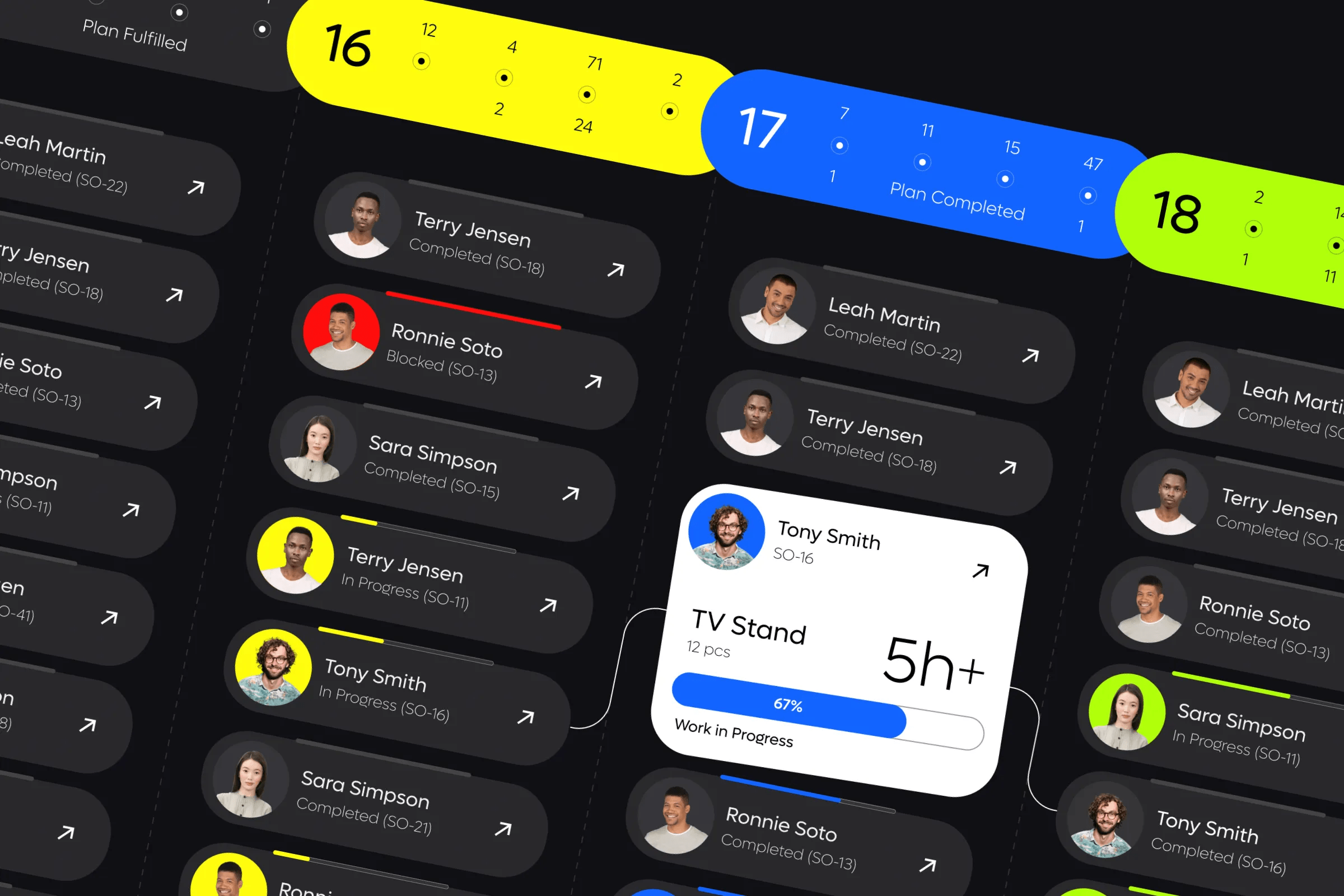 Operations Management SaaS Web Design