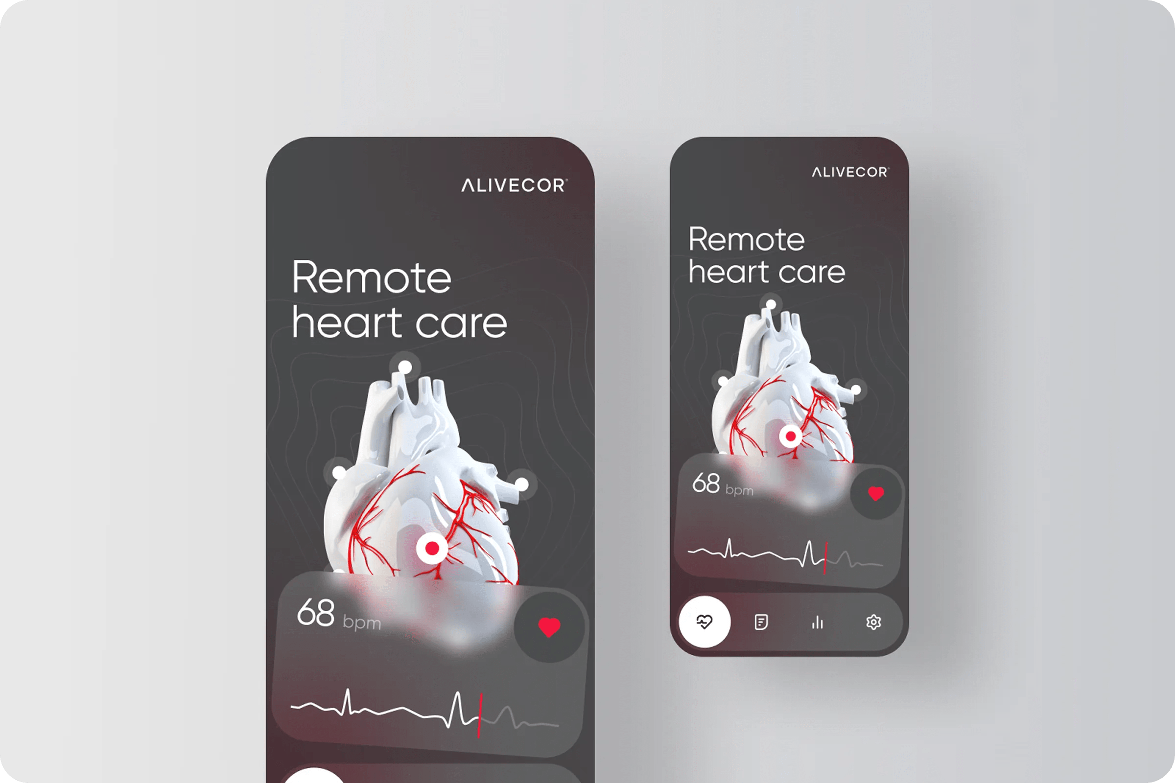 Health Metrics Mobile App Design