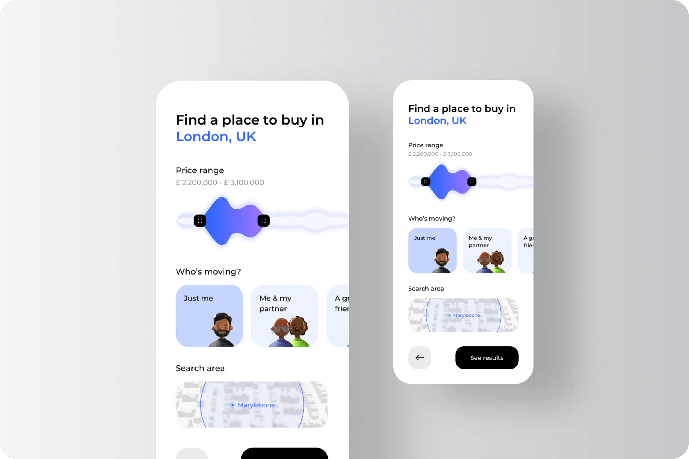 Mobile Housing App Design