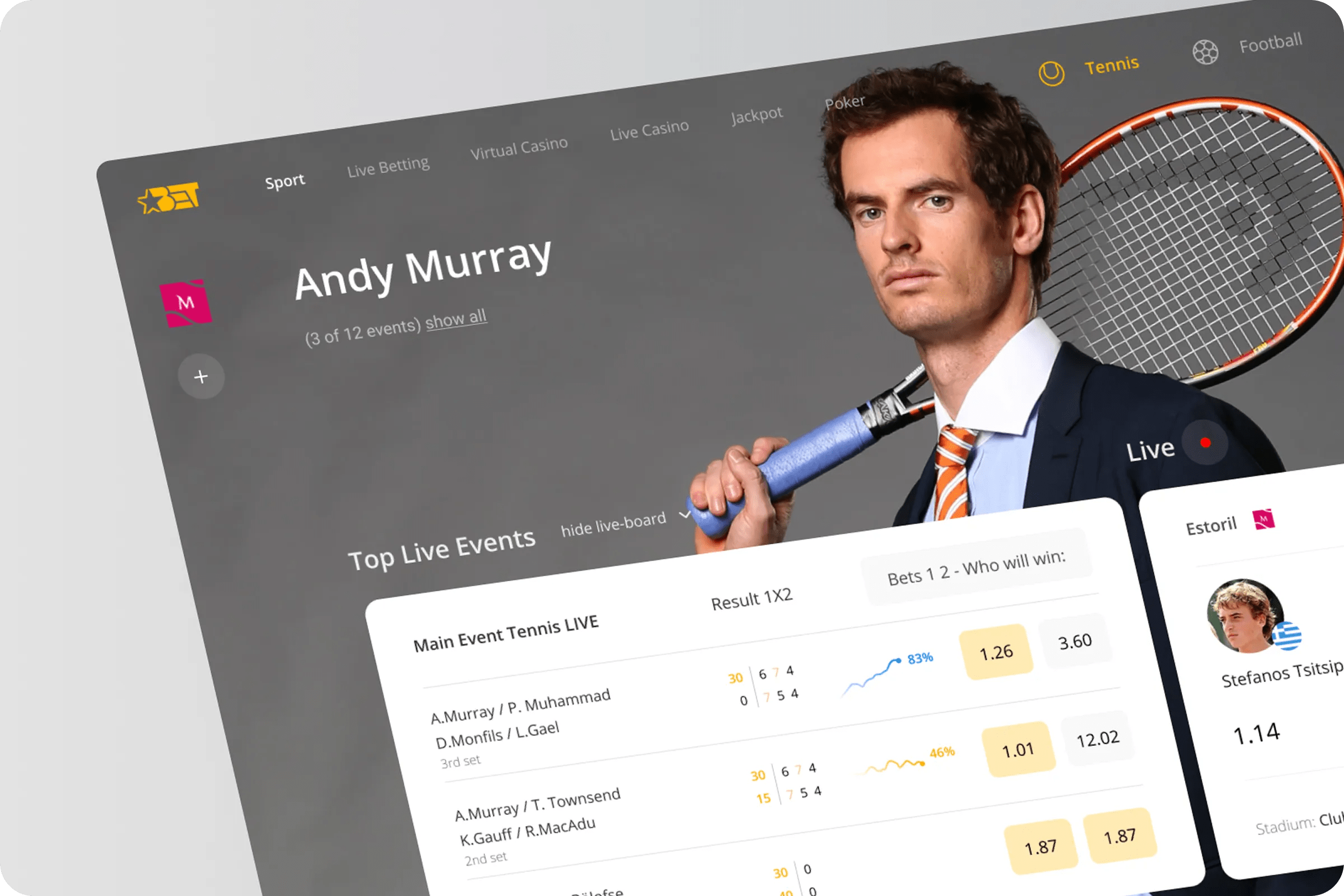 Sport Live Event Tracking UX