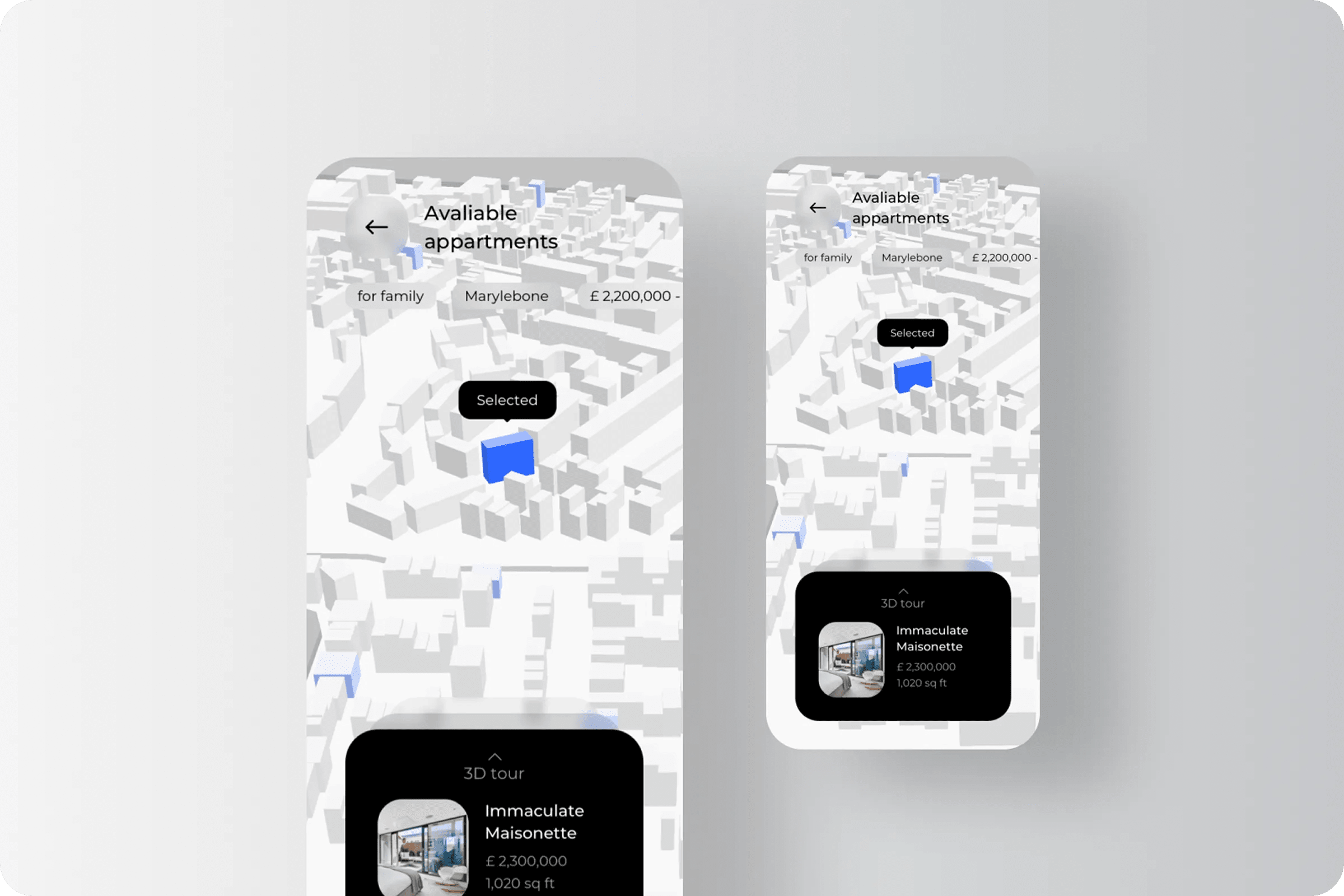Real Estate Mobile App UI Design