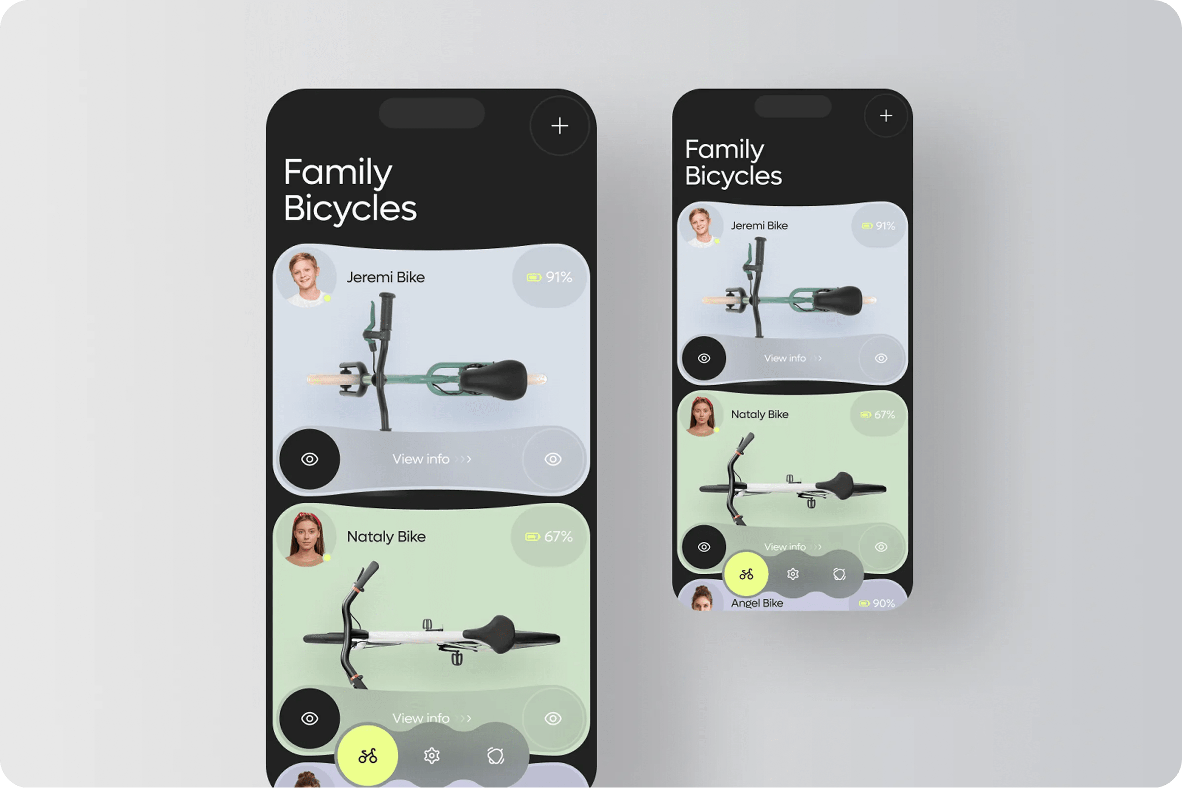 Bicycle Monitoring UI Solution