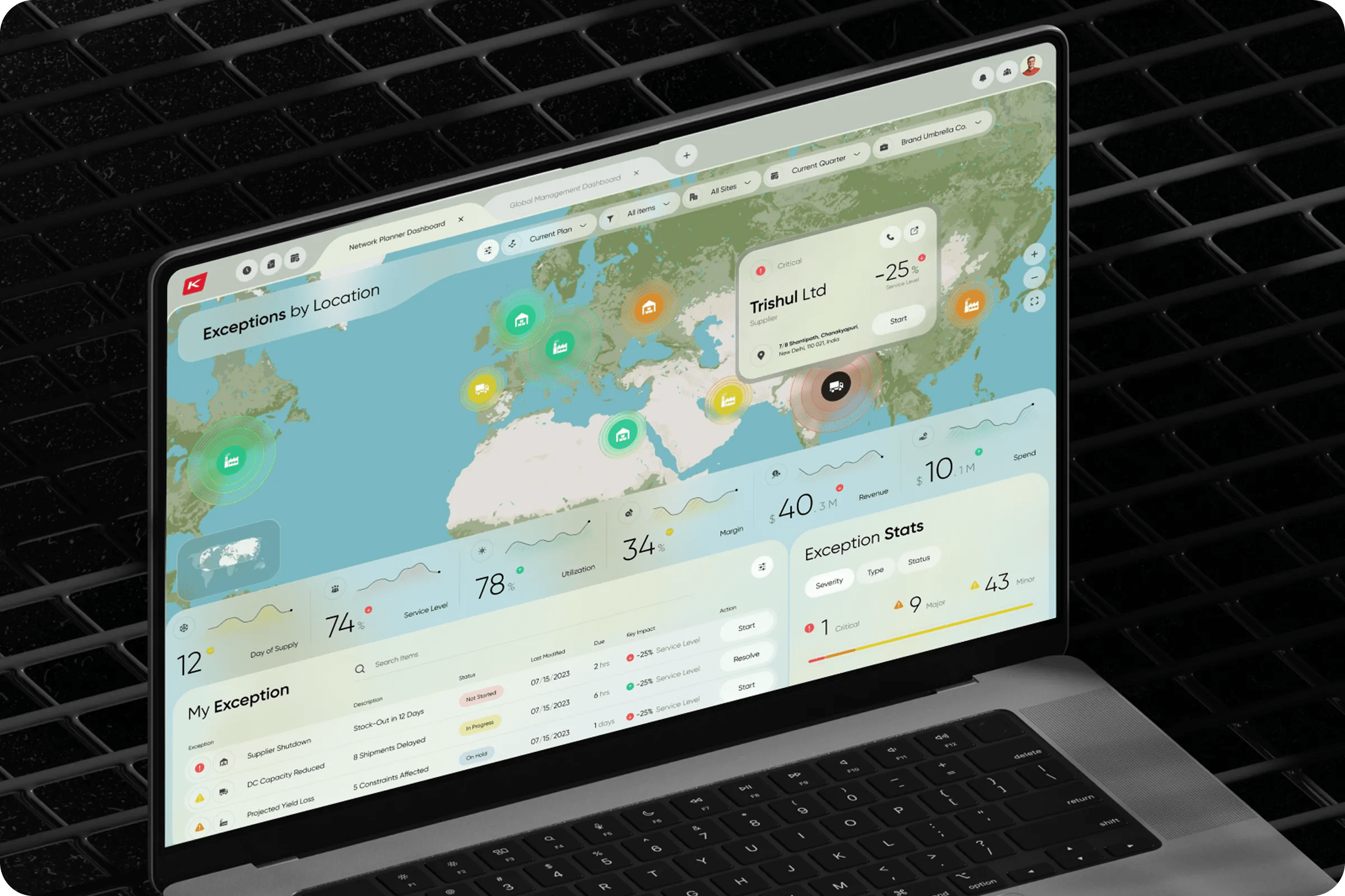 SaaS Product Interface Solution
