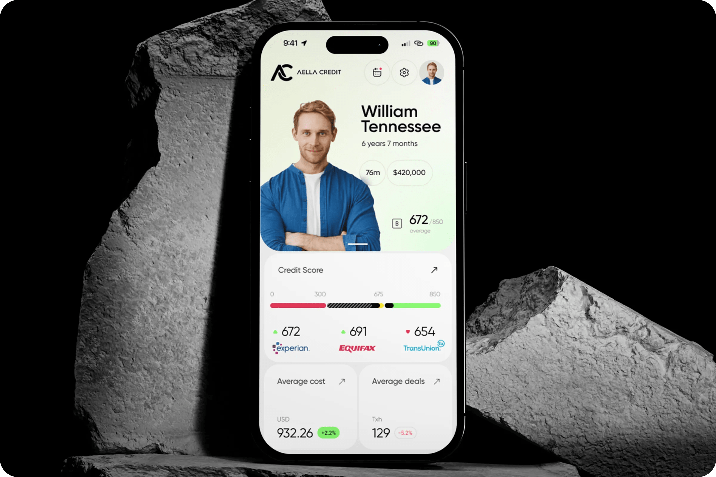 Credit Monitoring UI Solution