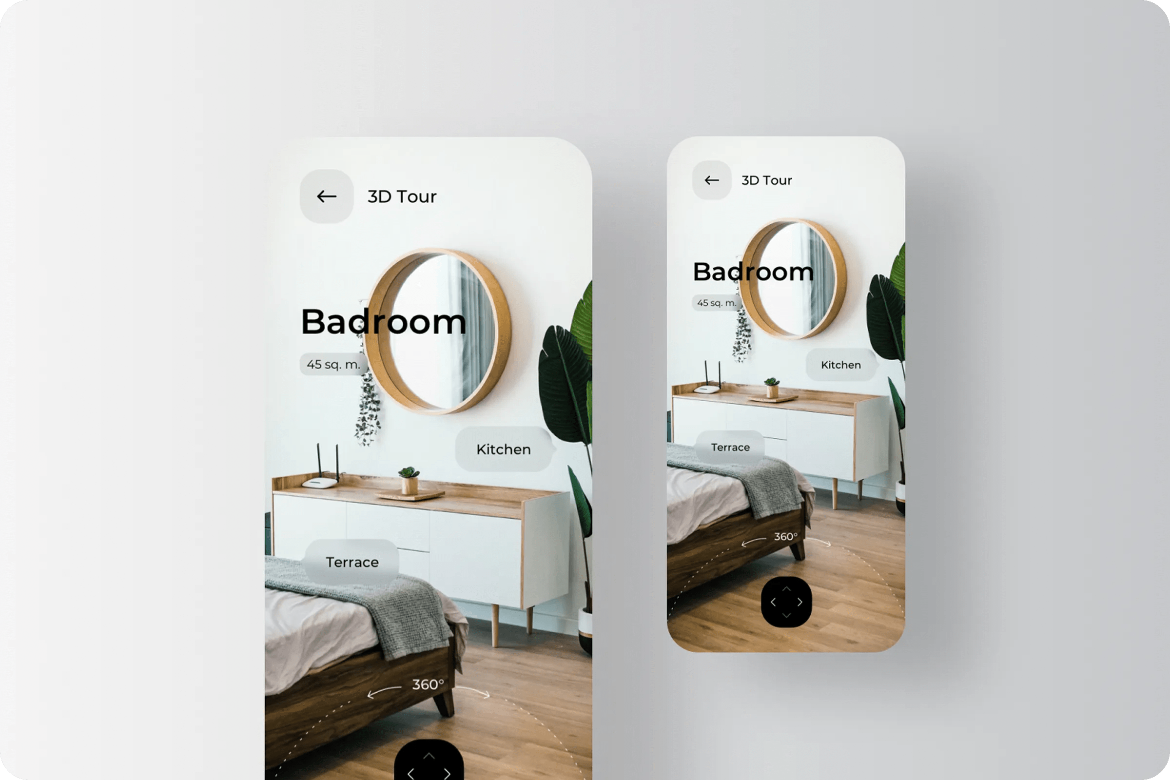 Immersive Property Viewing App Design