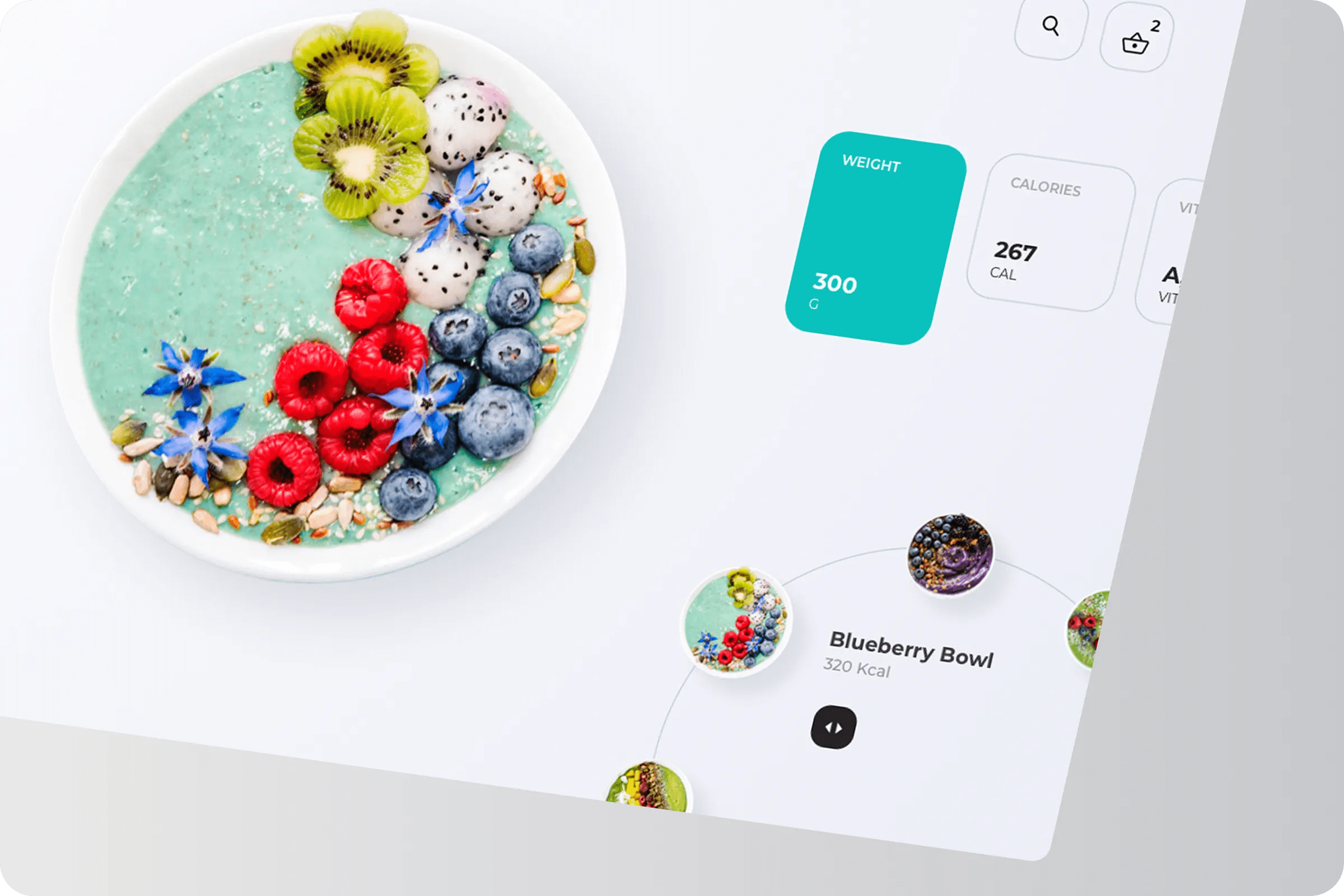 Meal Ordering E-commerce Website Example