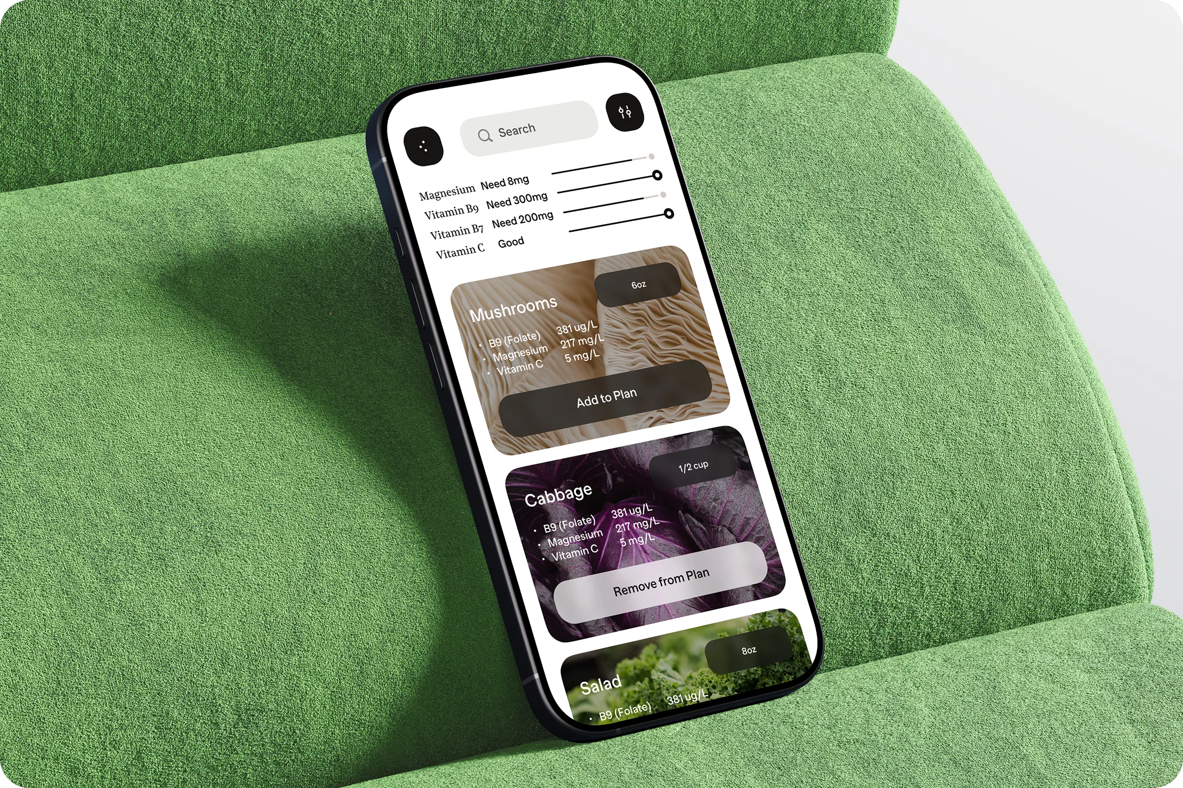 Health Habits App Redesign