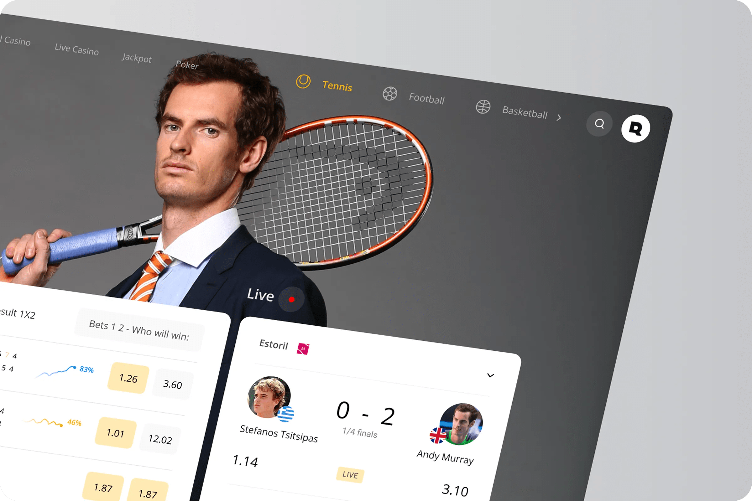 Sport Live Betting Platform Project