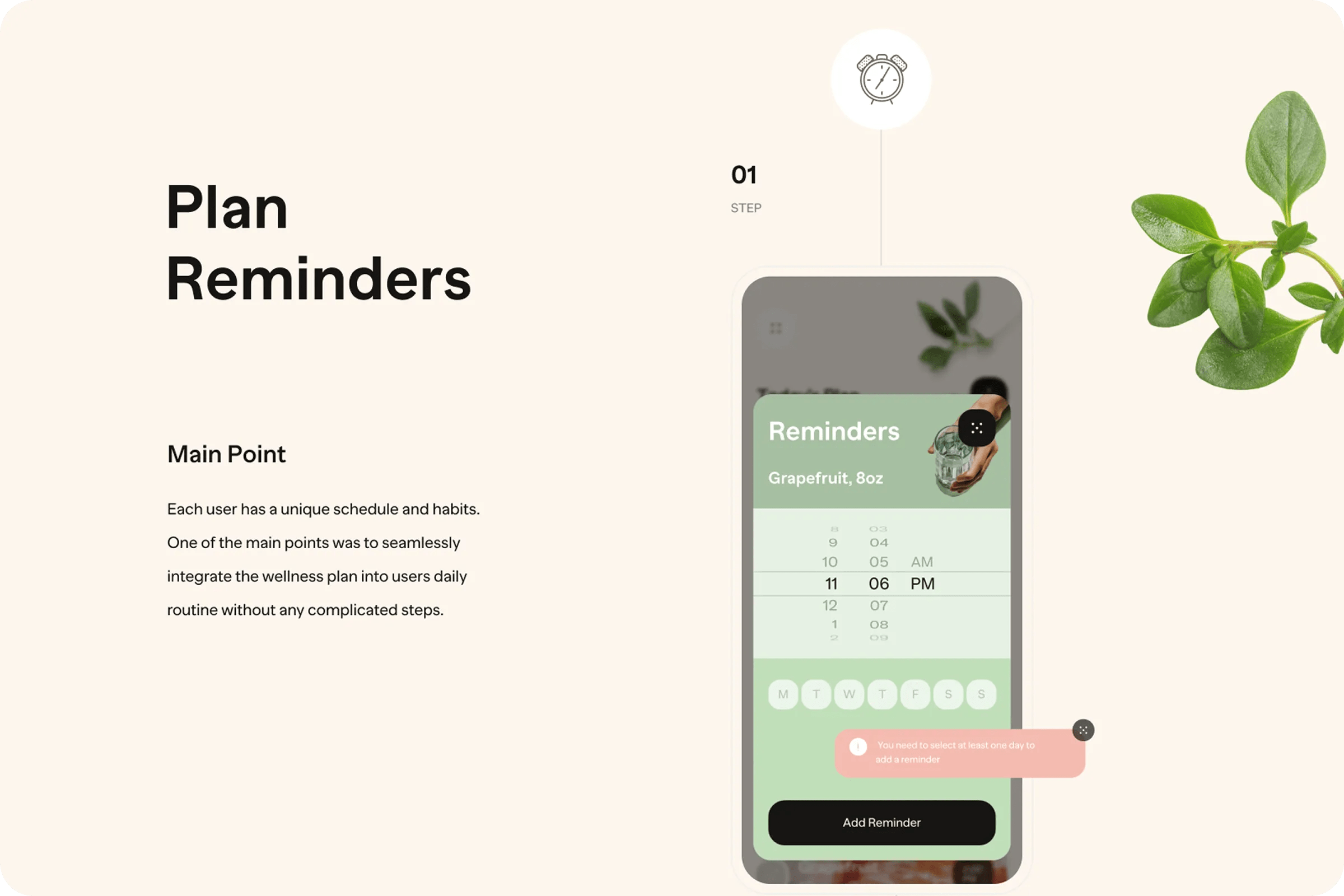 Mobile App For Health Habits