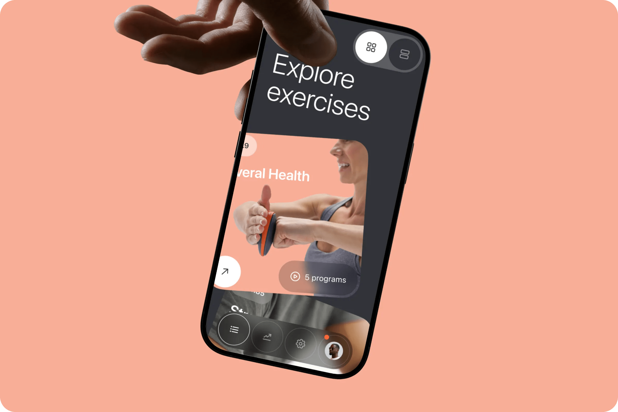 Wellness and fitness app UX concept