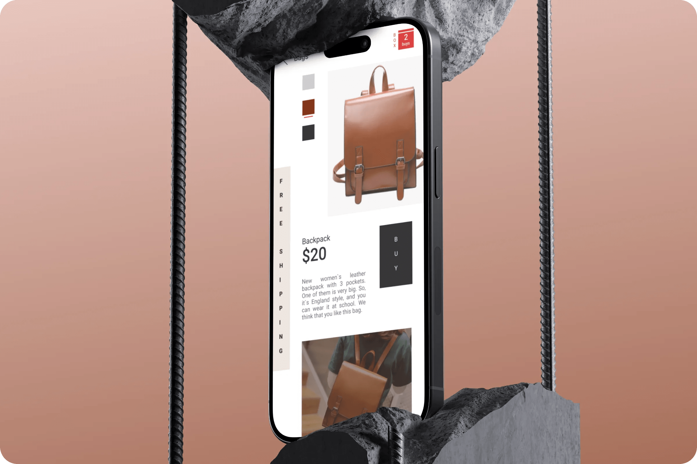 Fashion e-commerce UI