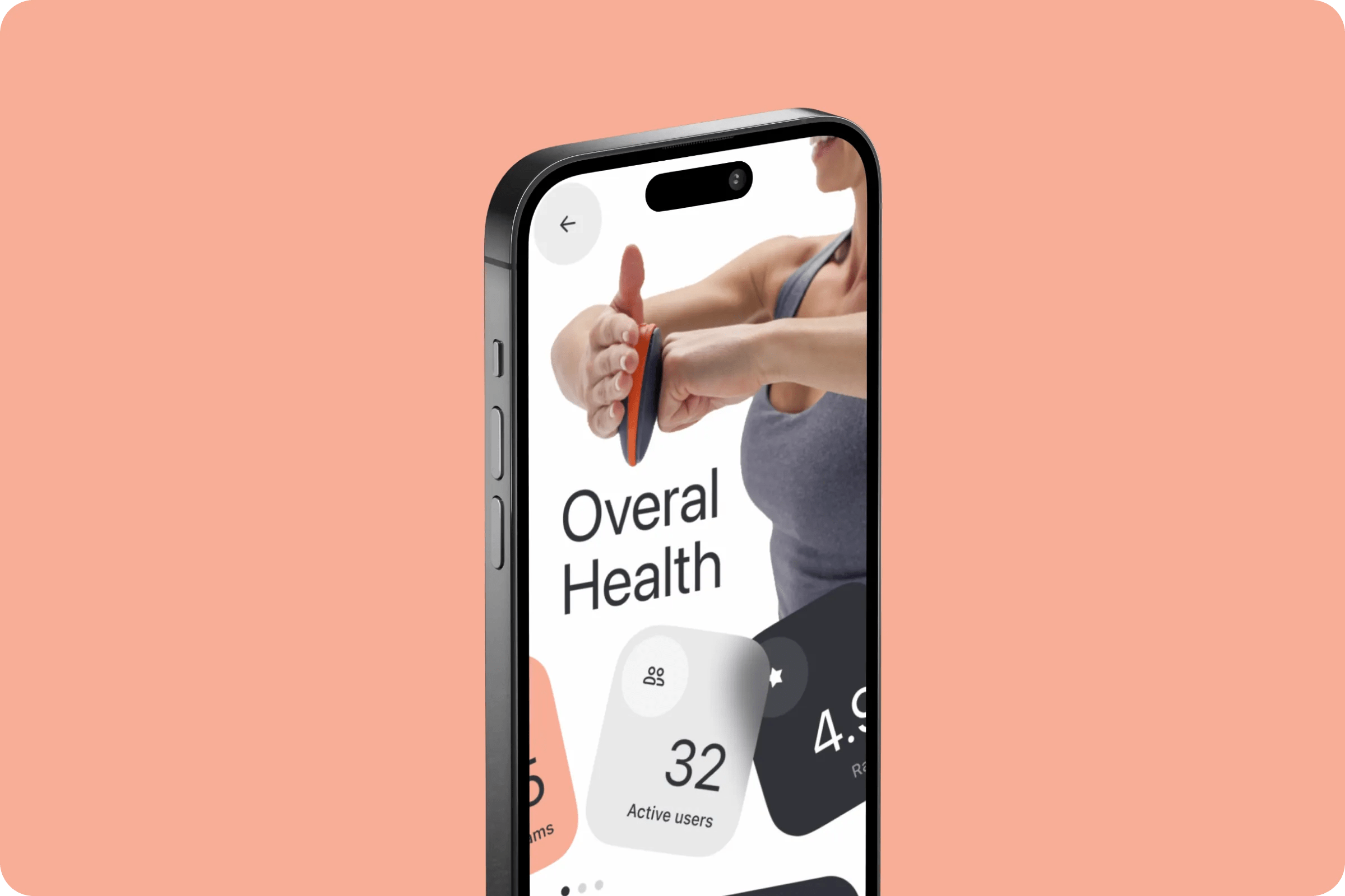 UX design for fitness expander app